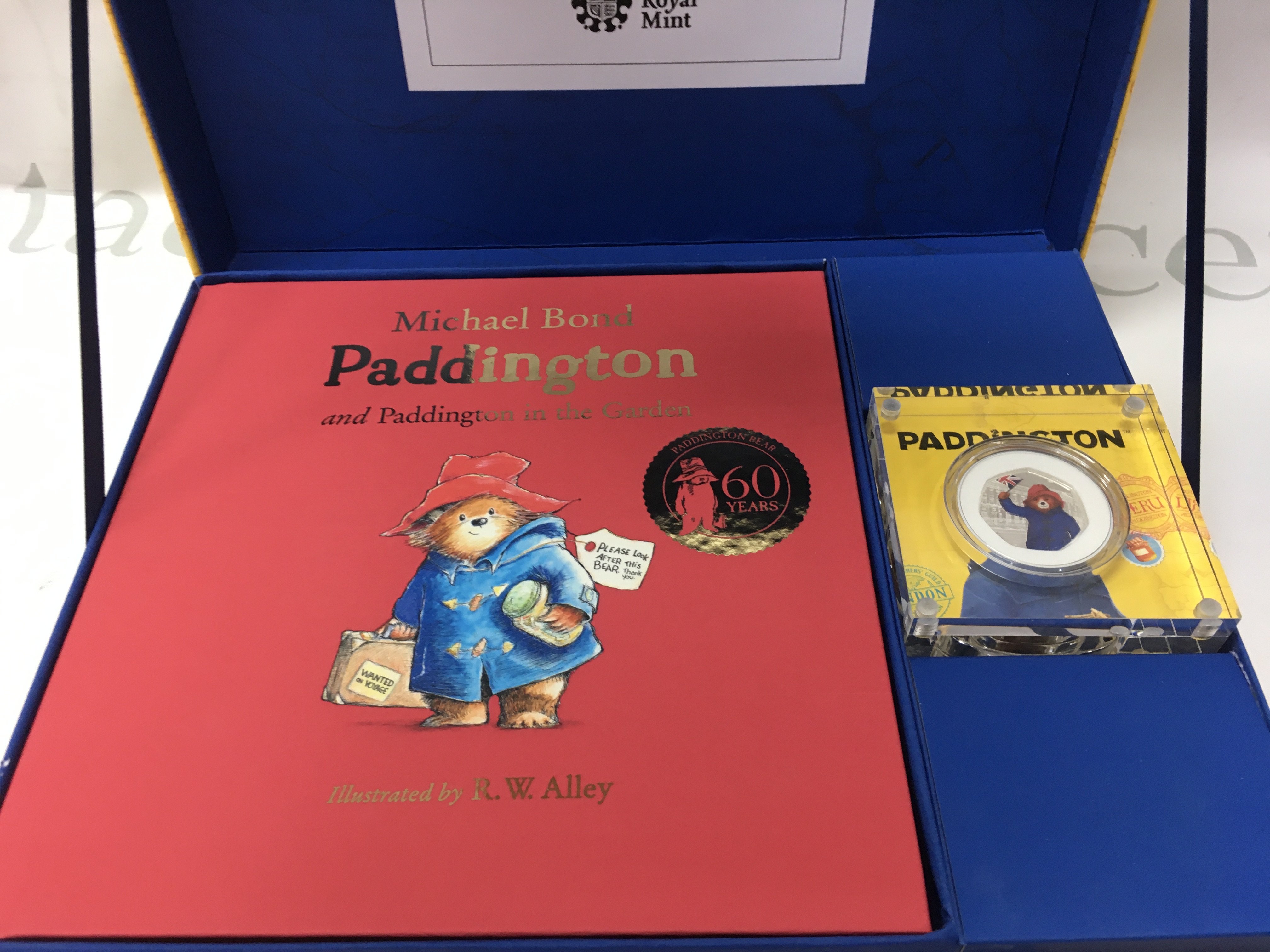 60 years of Paddington since 1958 Limited Edition coin and book gift box . Postage category B