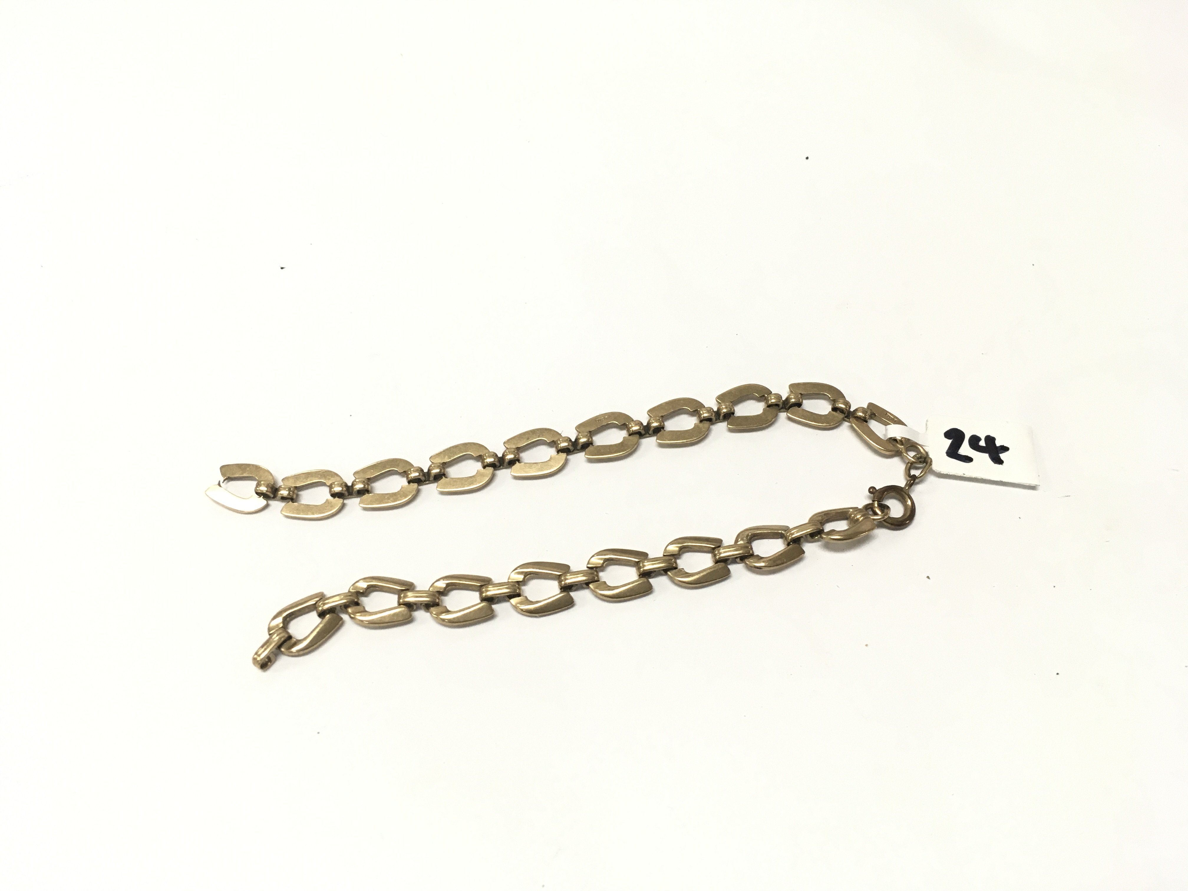 A 9ct gold fancy link bracelet. Approx weight 10.3 grams.