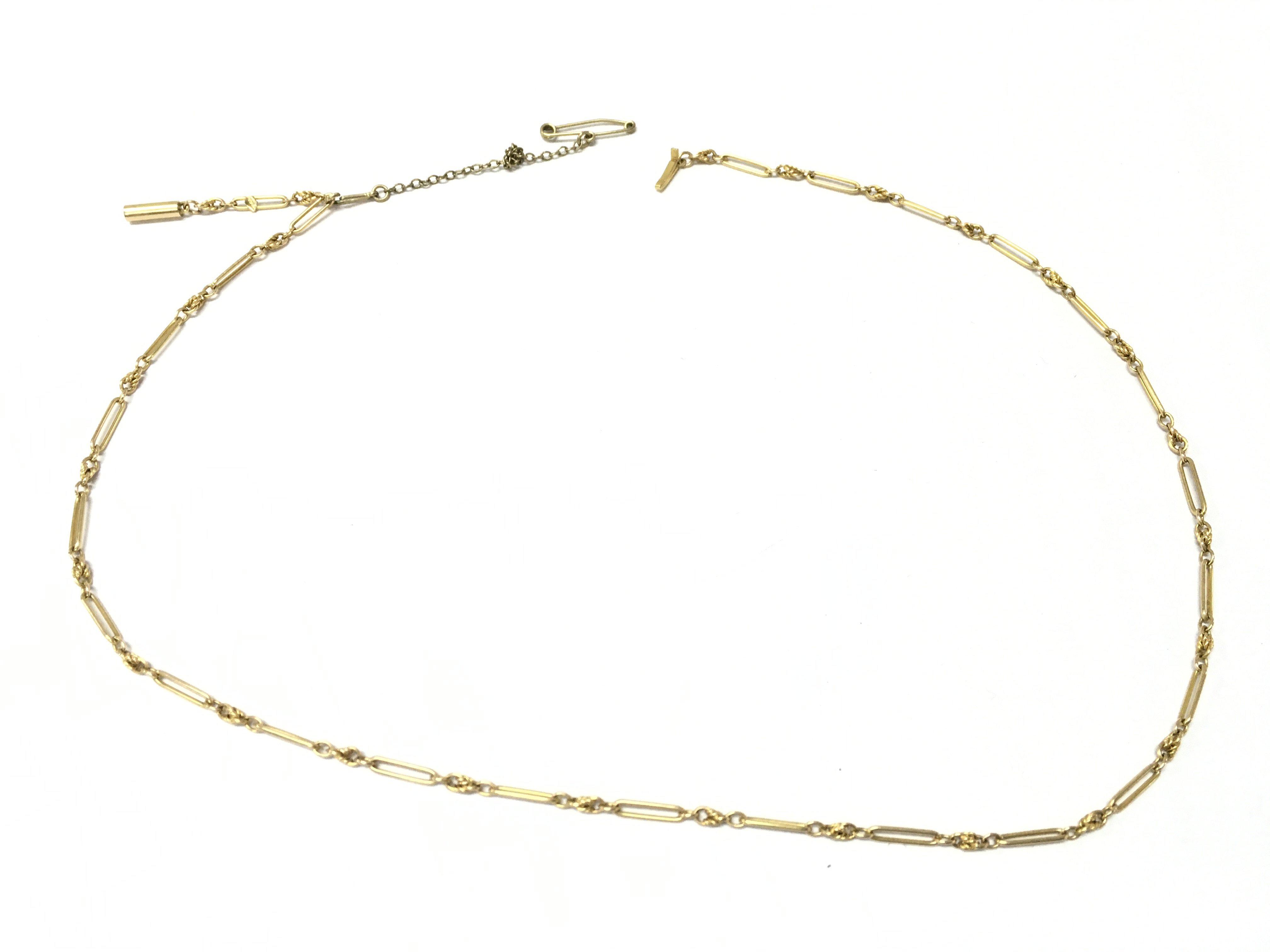 A 15ct gold necklace ,6.8g total weight. Postage catA