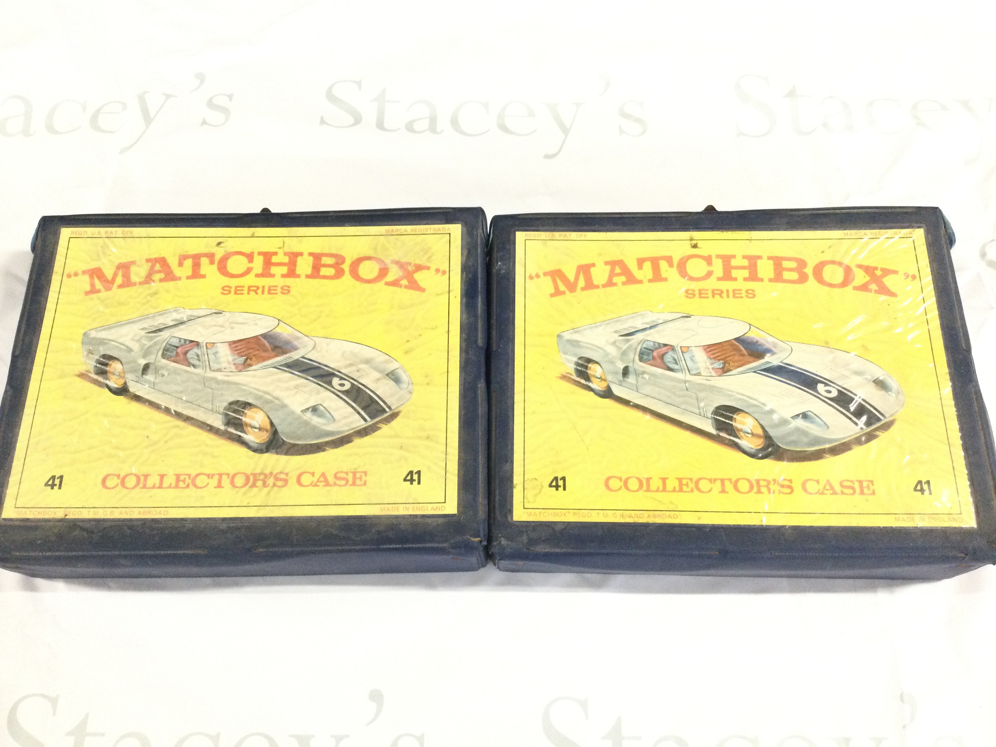 2 X Matchbox Collectors Cases Containg Playworn Diecast. No Reserve.(2).