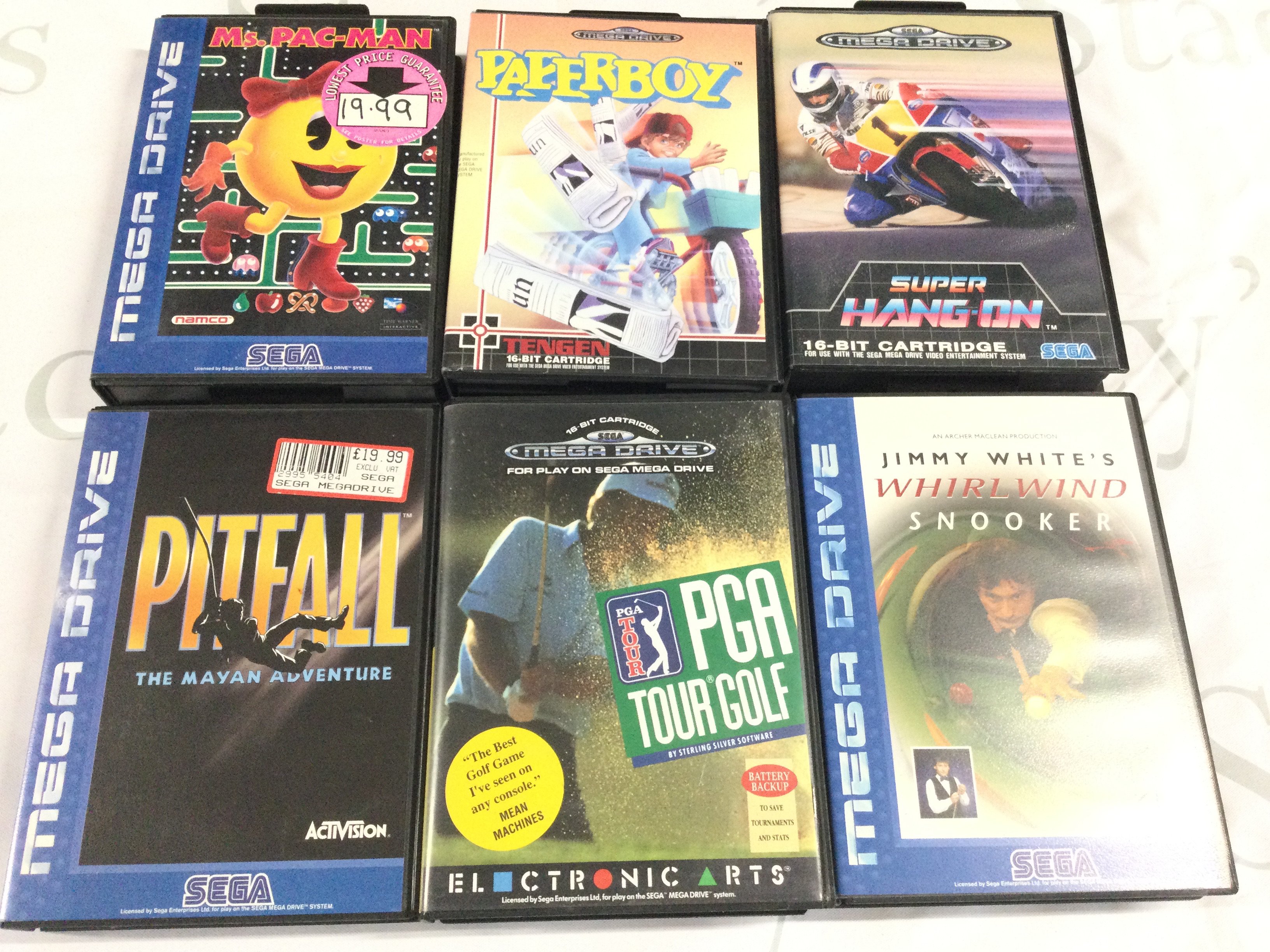 A Small Collection of Sega Mega Drive Games. No reserve.