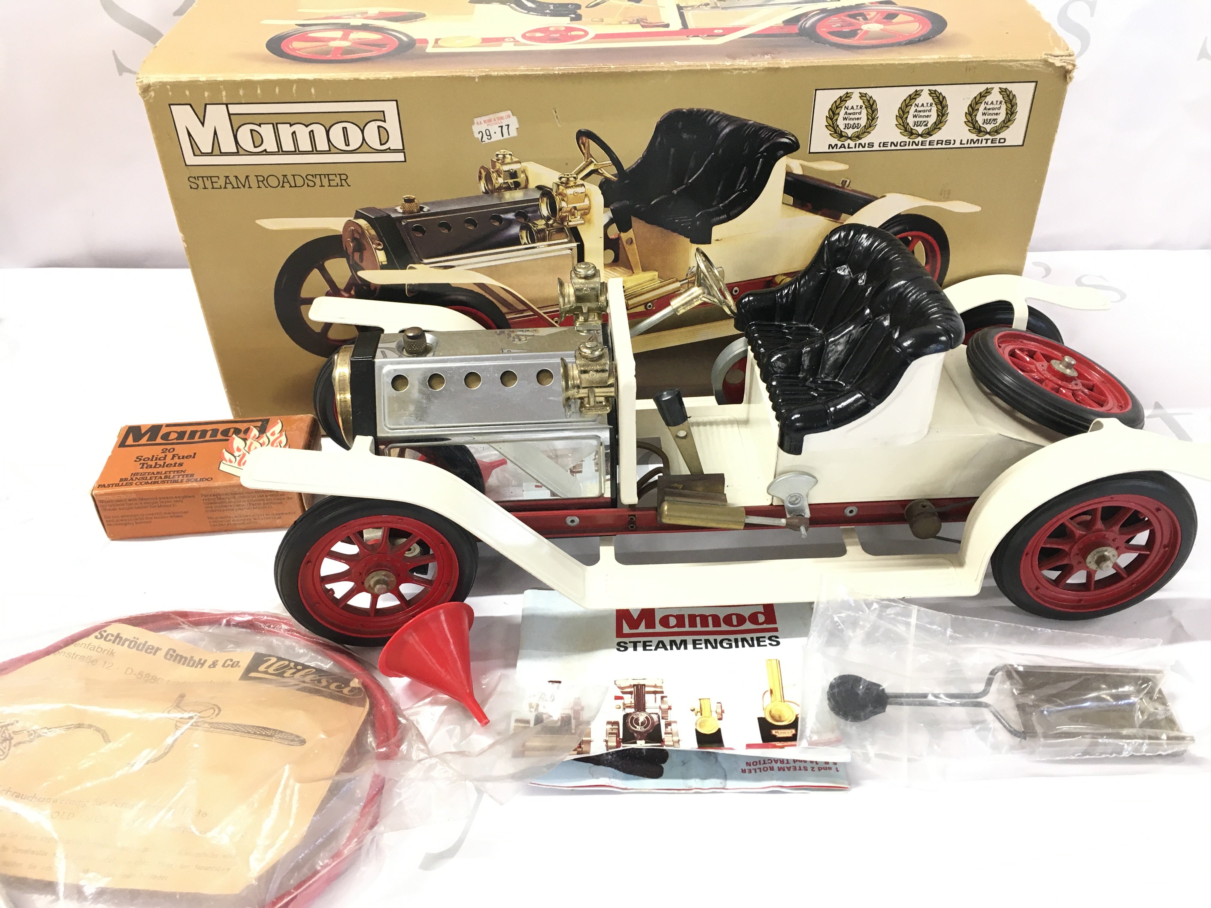 A Boxed Mamod Steam Roadster. Un Fired. No Reserve.