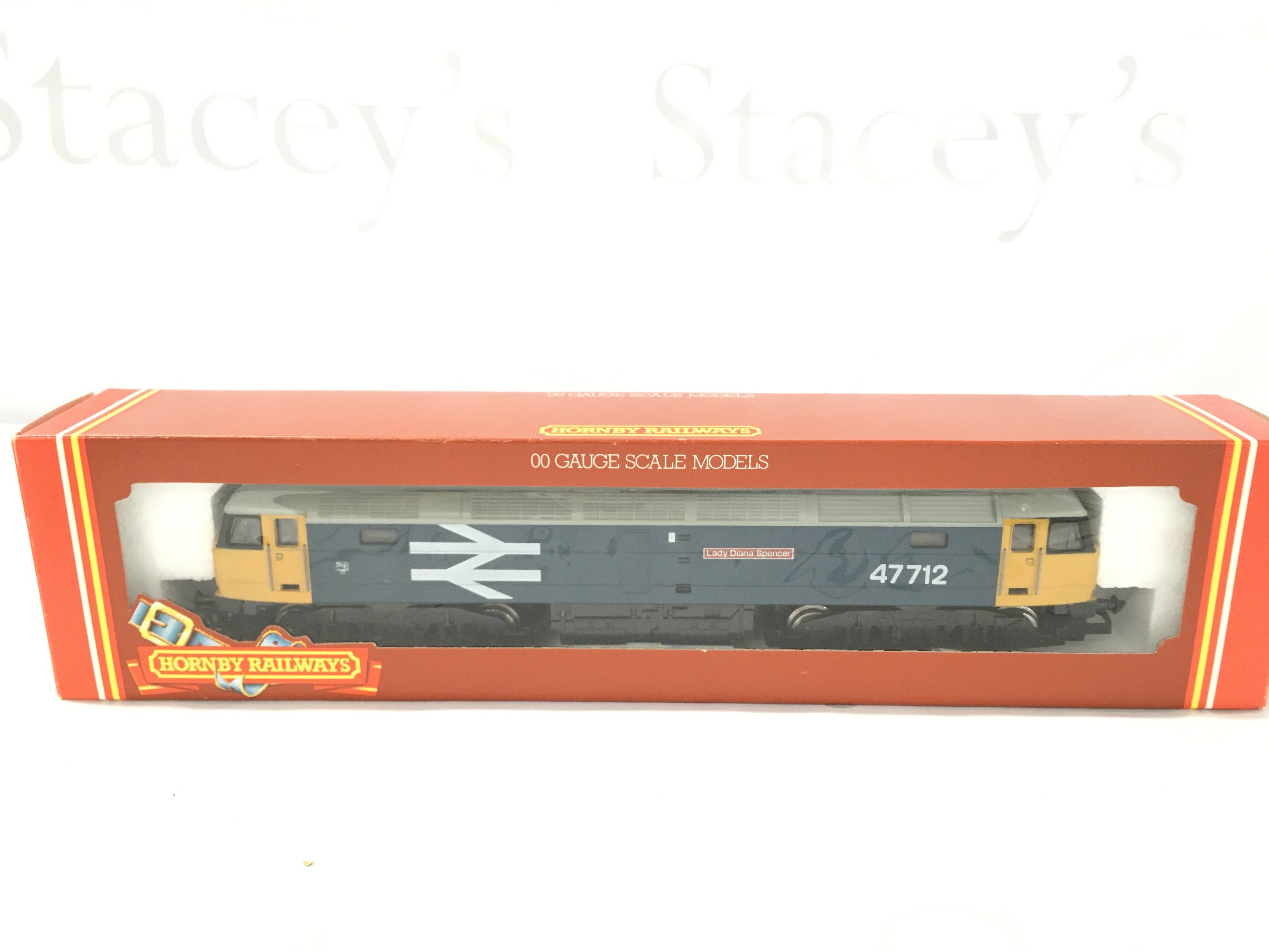 A Boxed Hornby 00 Gauge Class 47 Diesel Lady Diana Spencer. #R.316
