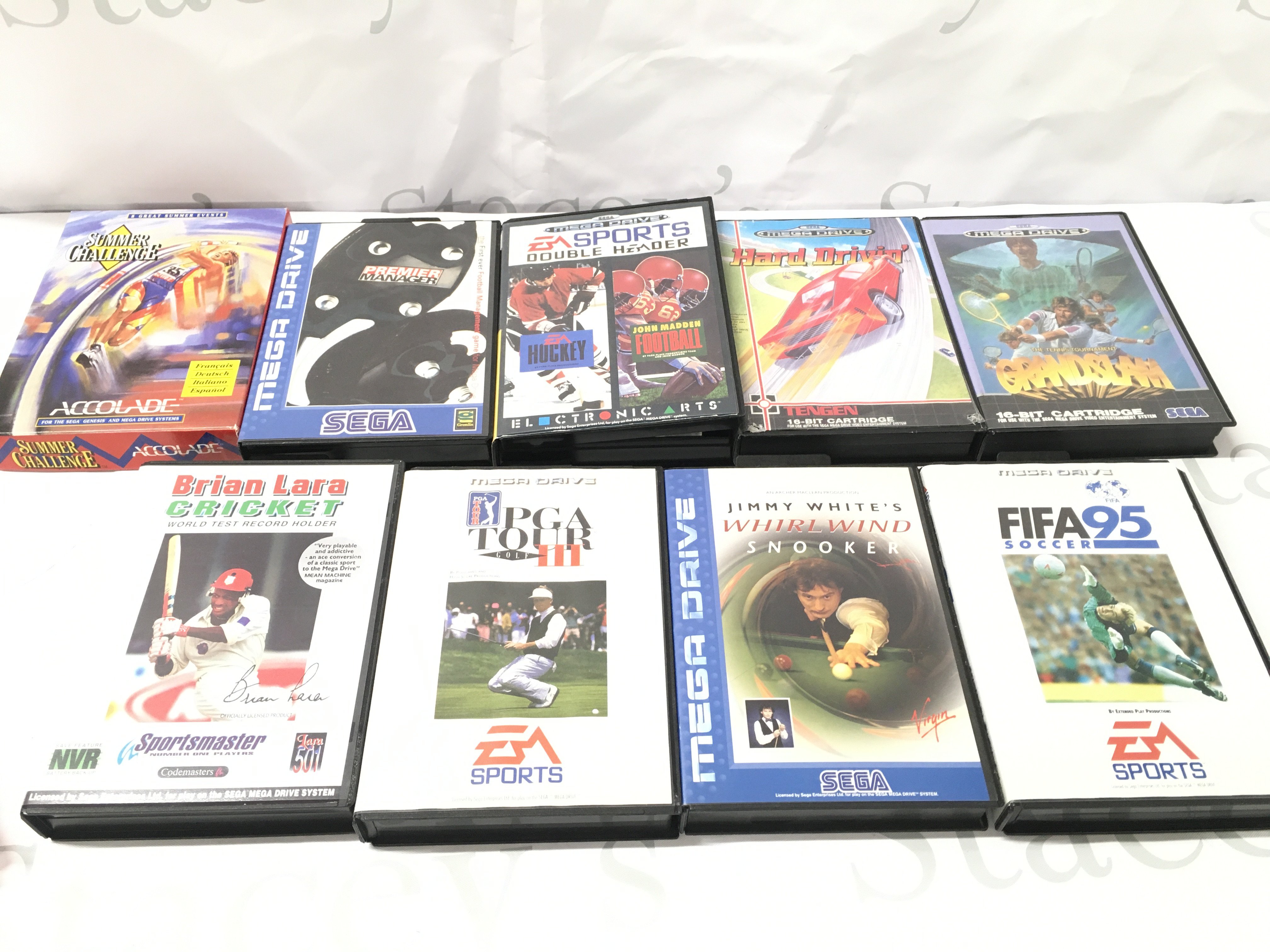 A Sega Megadrive a A Collection of Games.