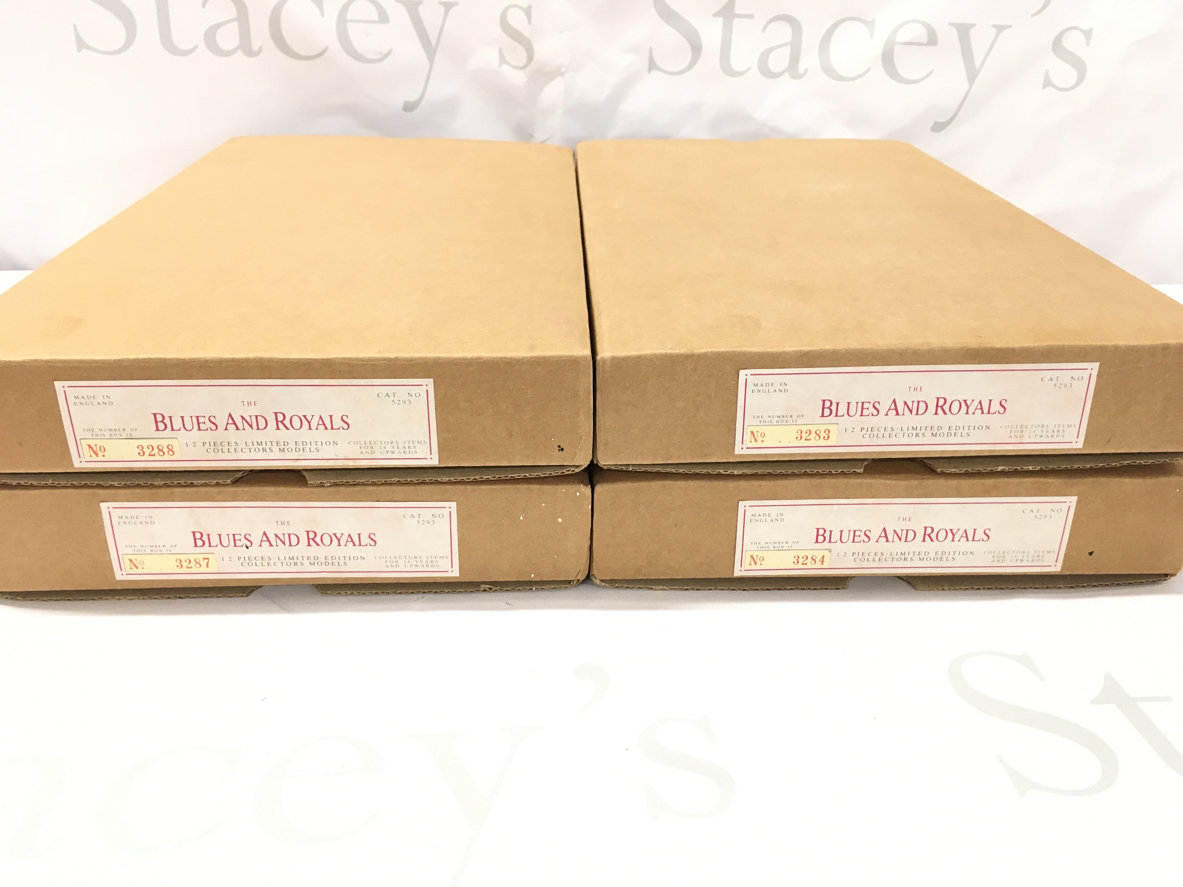 4 Boxed Britains Blues And Royal Figures. Limited Editions.(4).