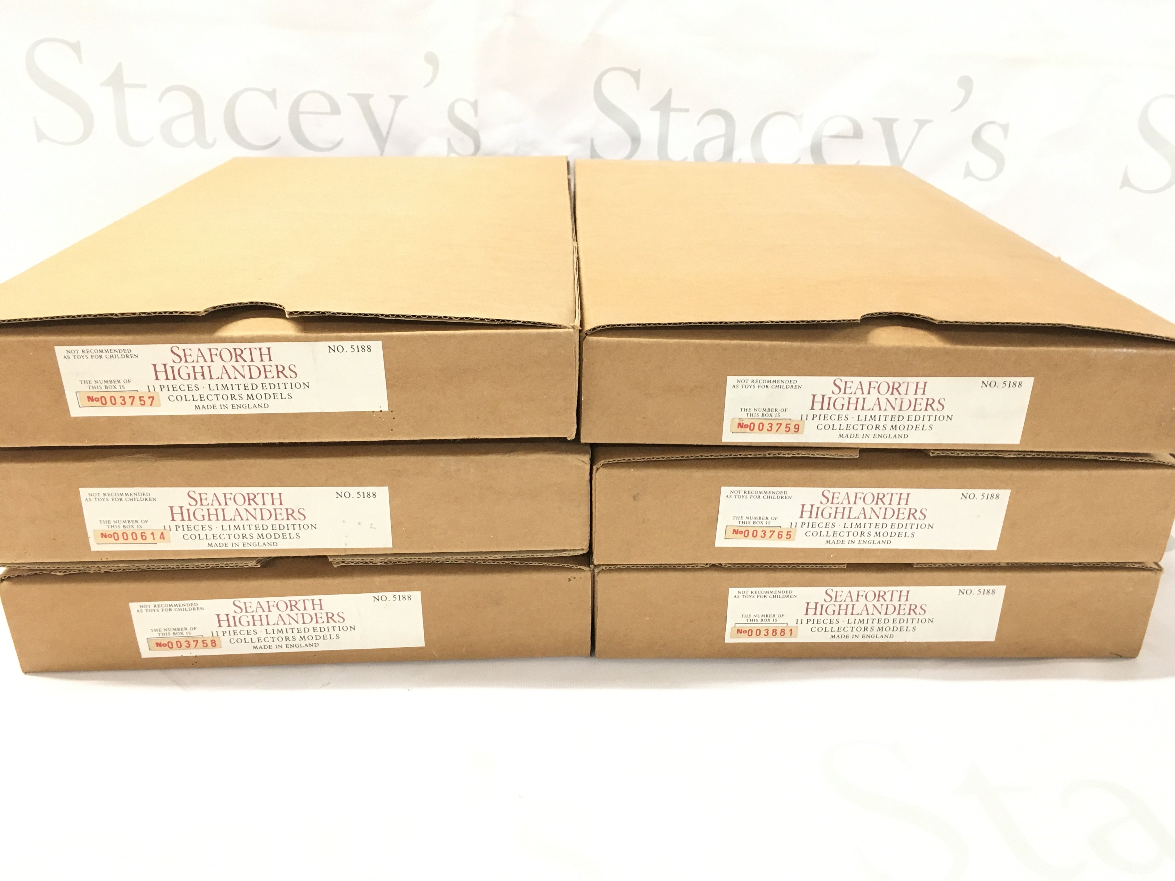 6 X Boxed Britains Seaforth Highlanders #5188.