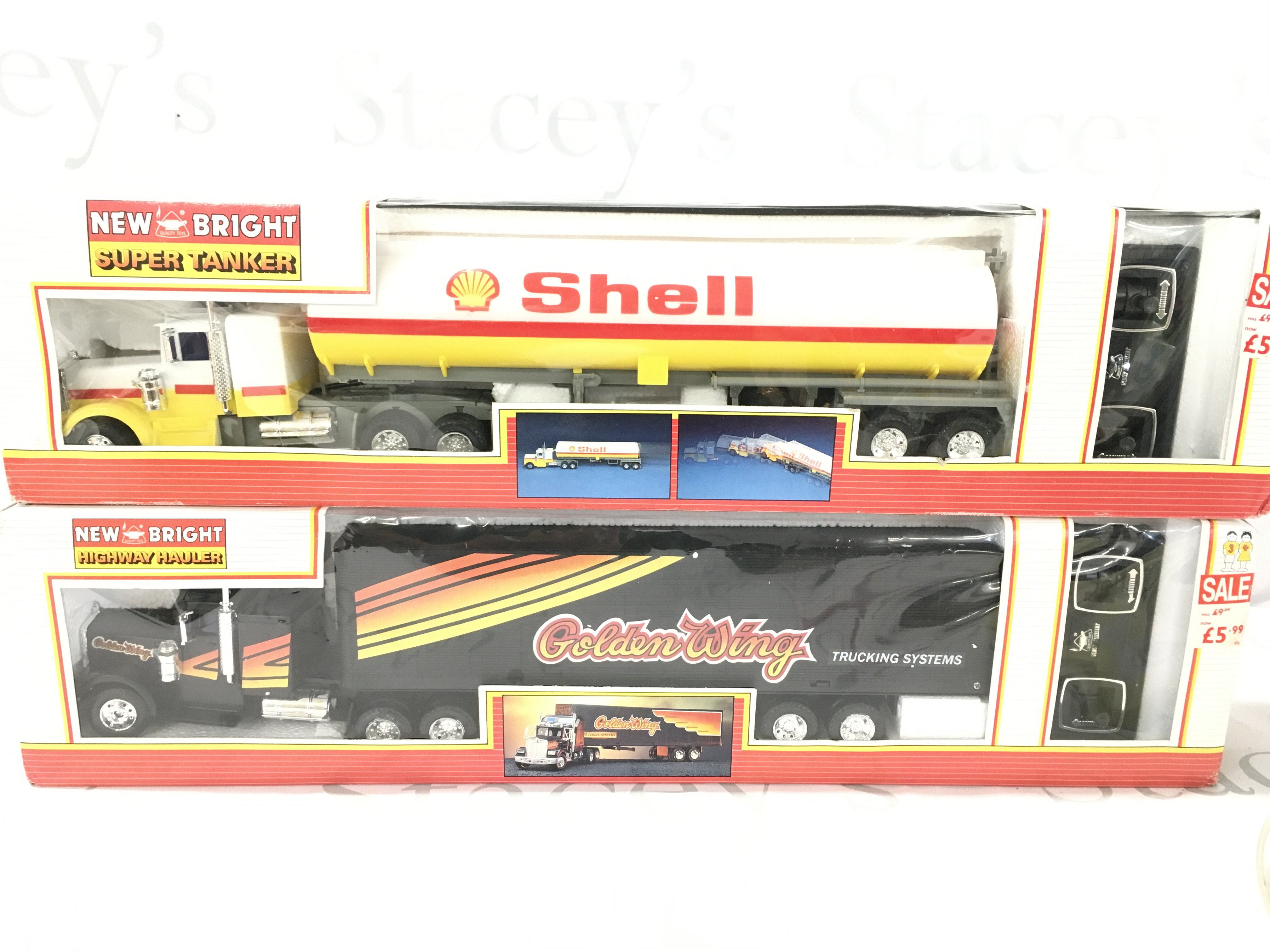 2 X Boxed New Bright Toys Remote Controlled Trucks. No Reserve.(2).