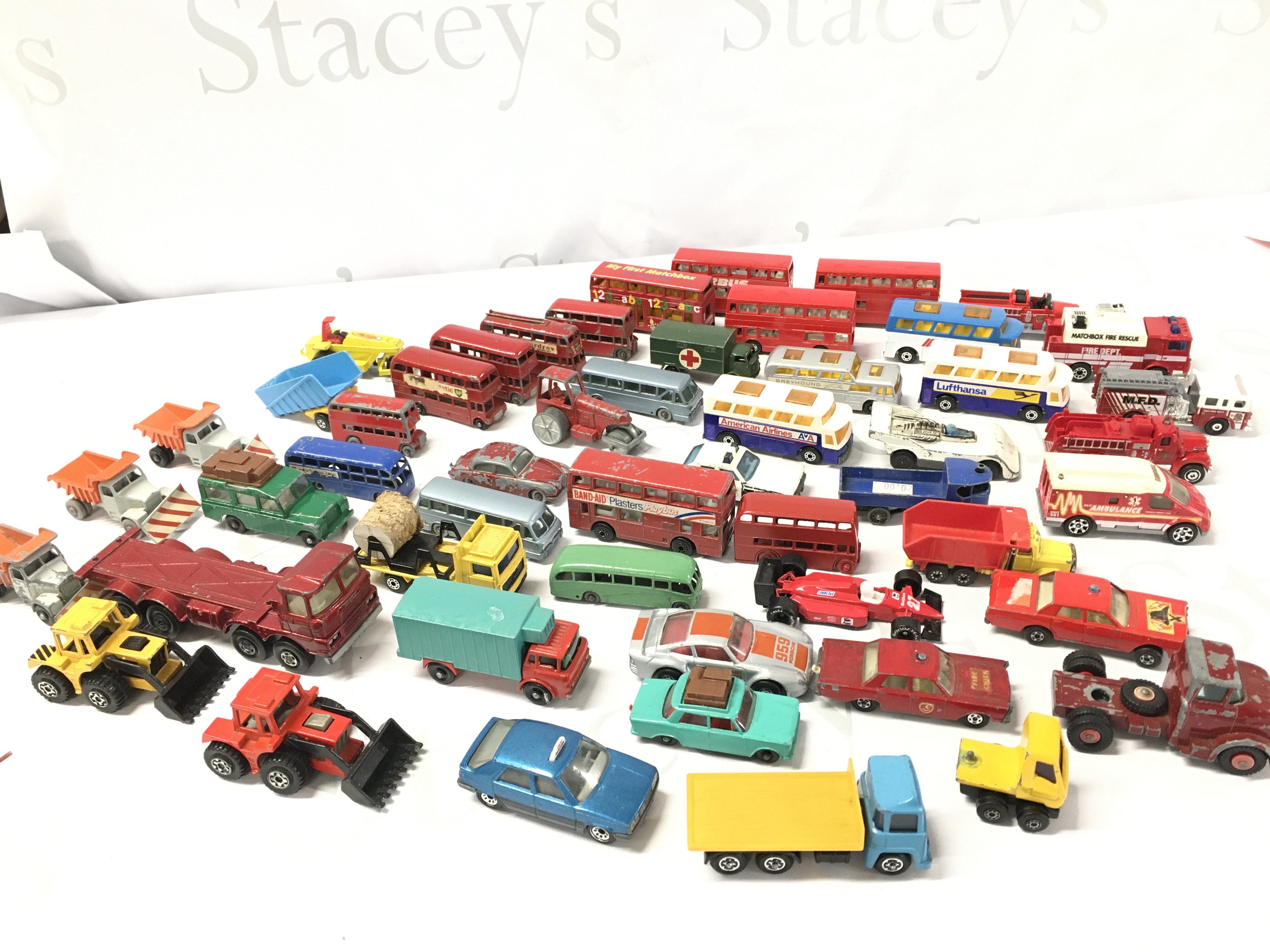 A Collection of Playworn Matchbox Vehicles. No Reserve.