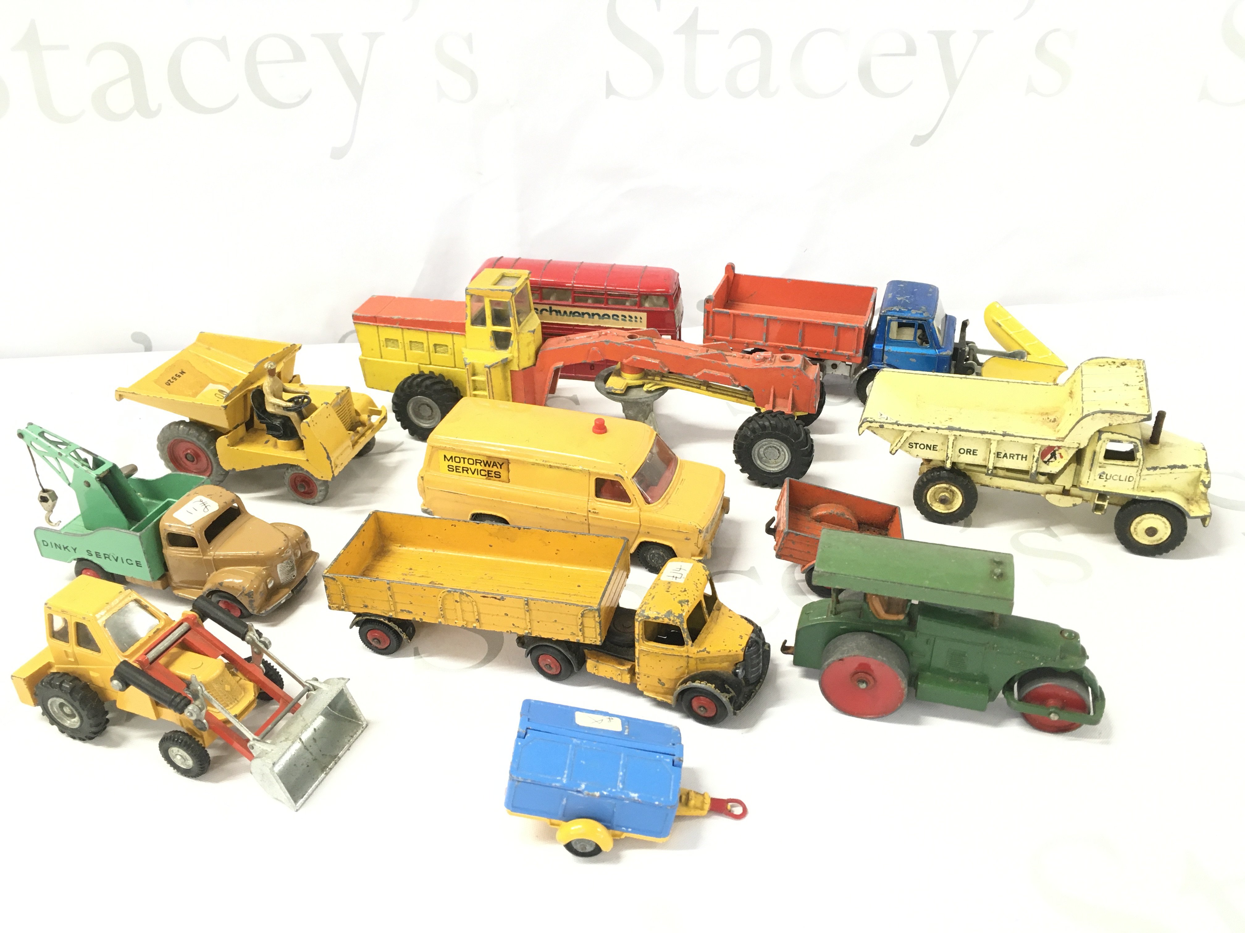 A Collection of Playworn Dinky Toys. No Reserve.