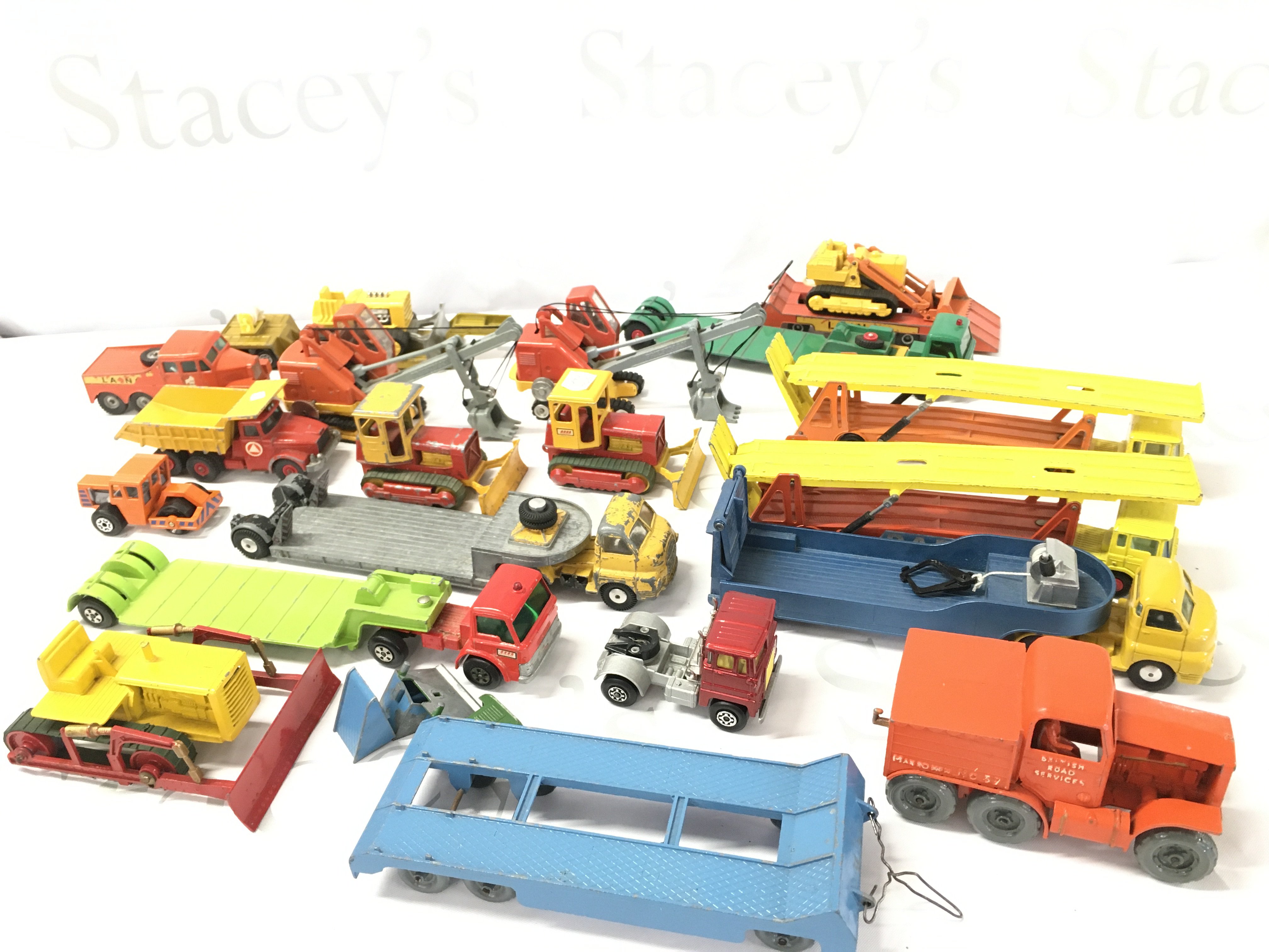 A Collection of Playworn Diecast Including Matchbox. Corgi etc.