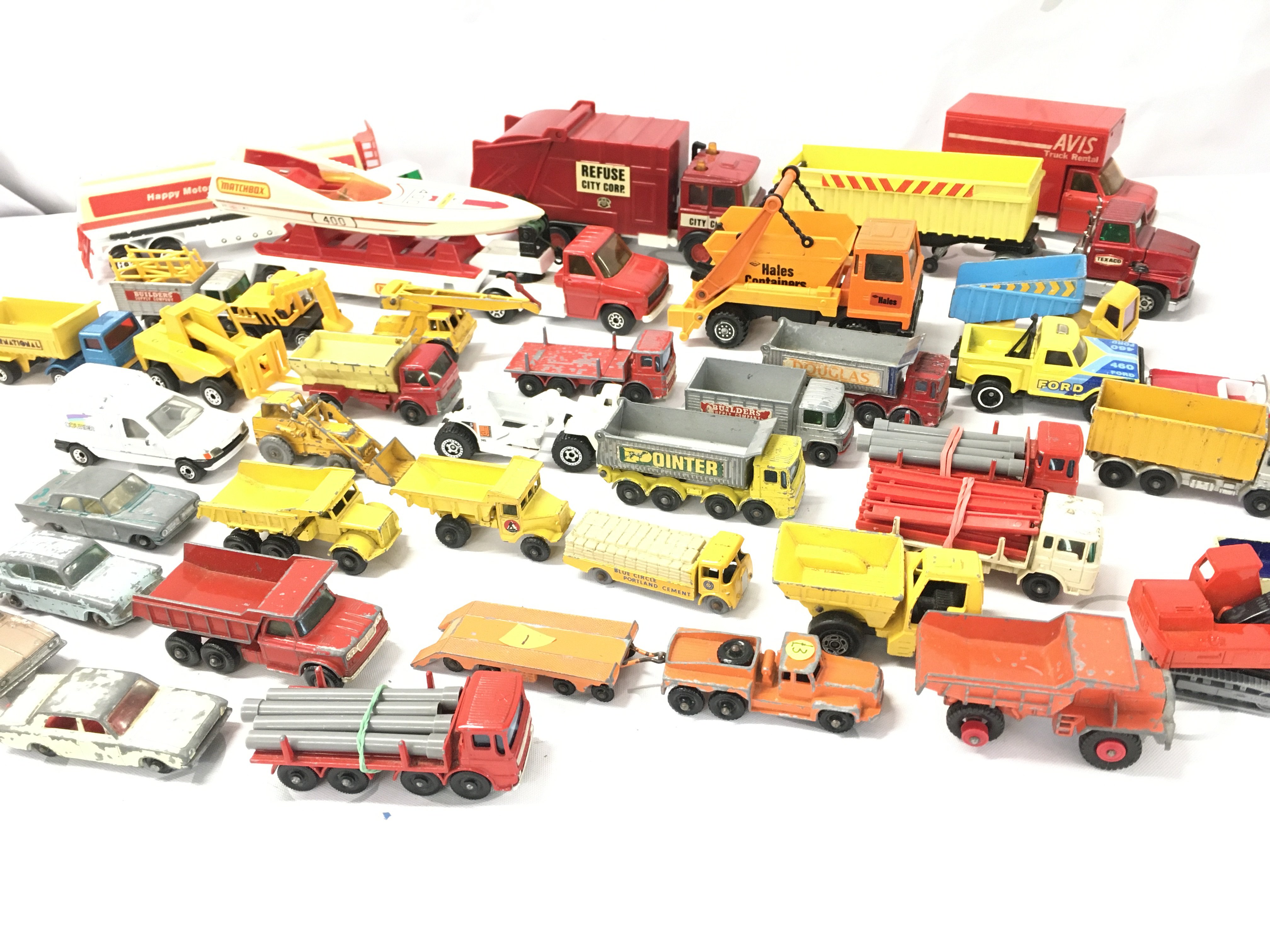 A Collection of Playworn Matchbox Vehicles. No Reserve.