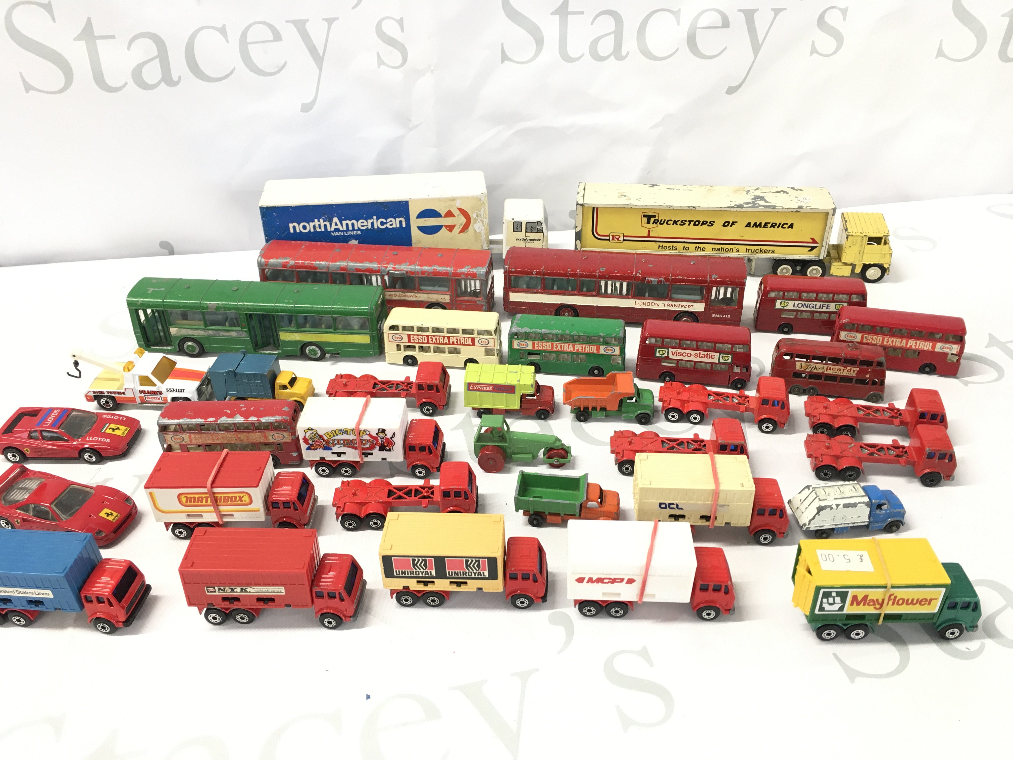 A Collection of Playworn Diecast Mostly Matchbox. No Reserve.