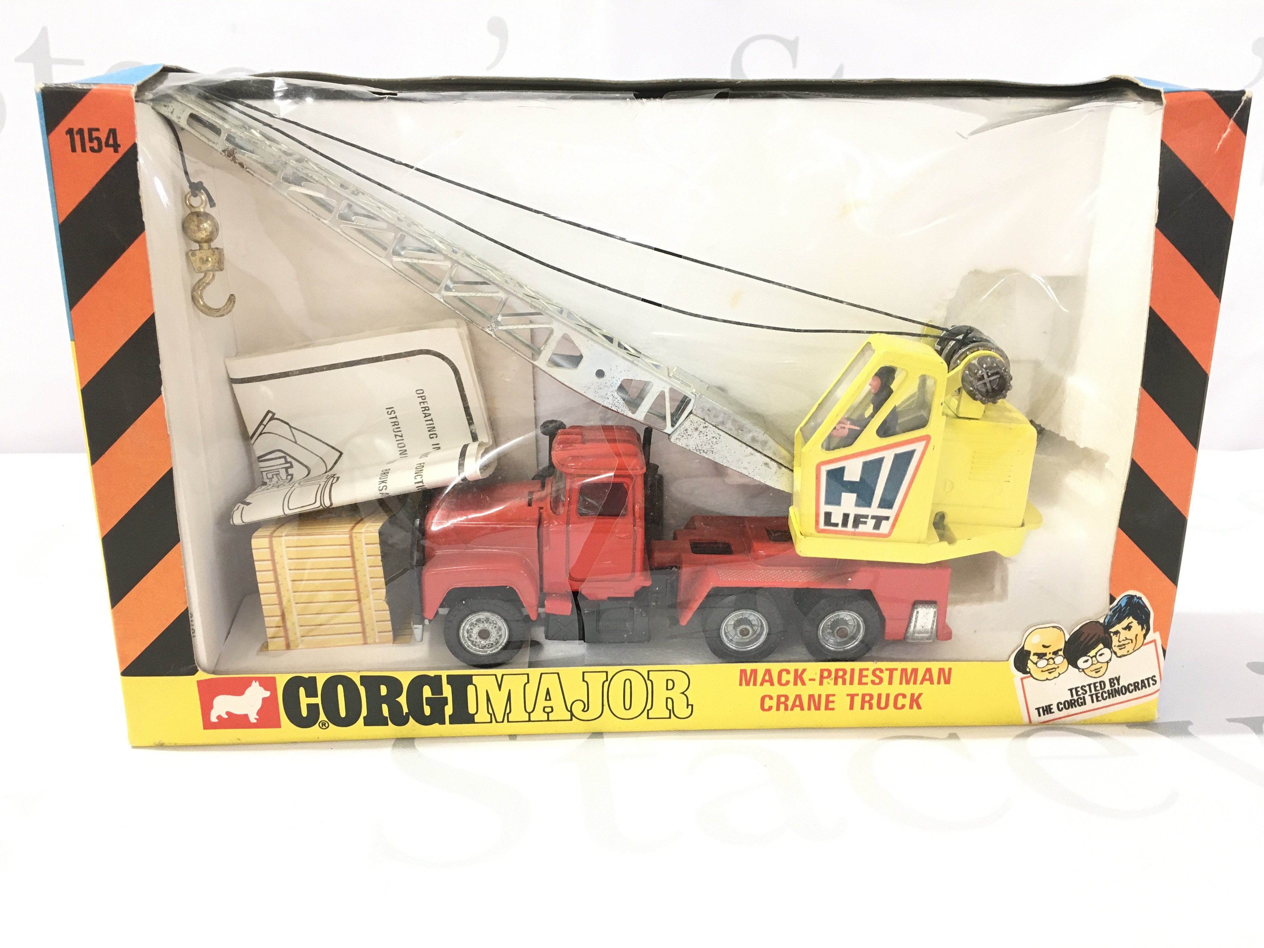 A Boxed Corgi Mack-Preston Crane Truck #1154. No Reserve.