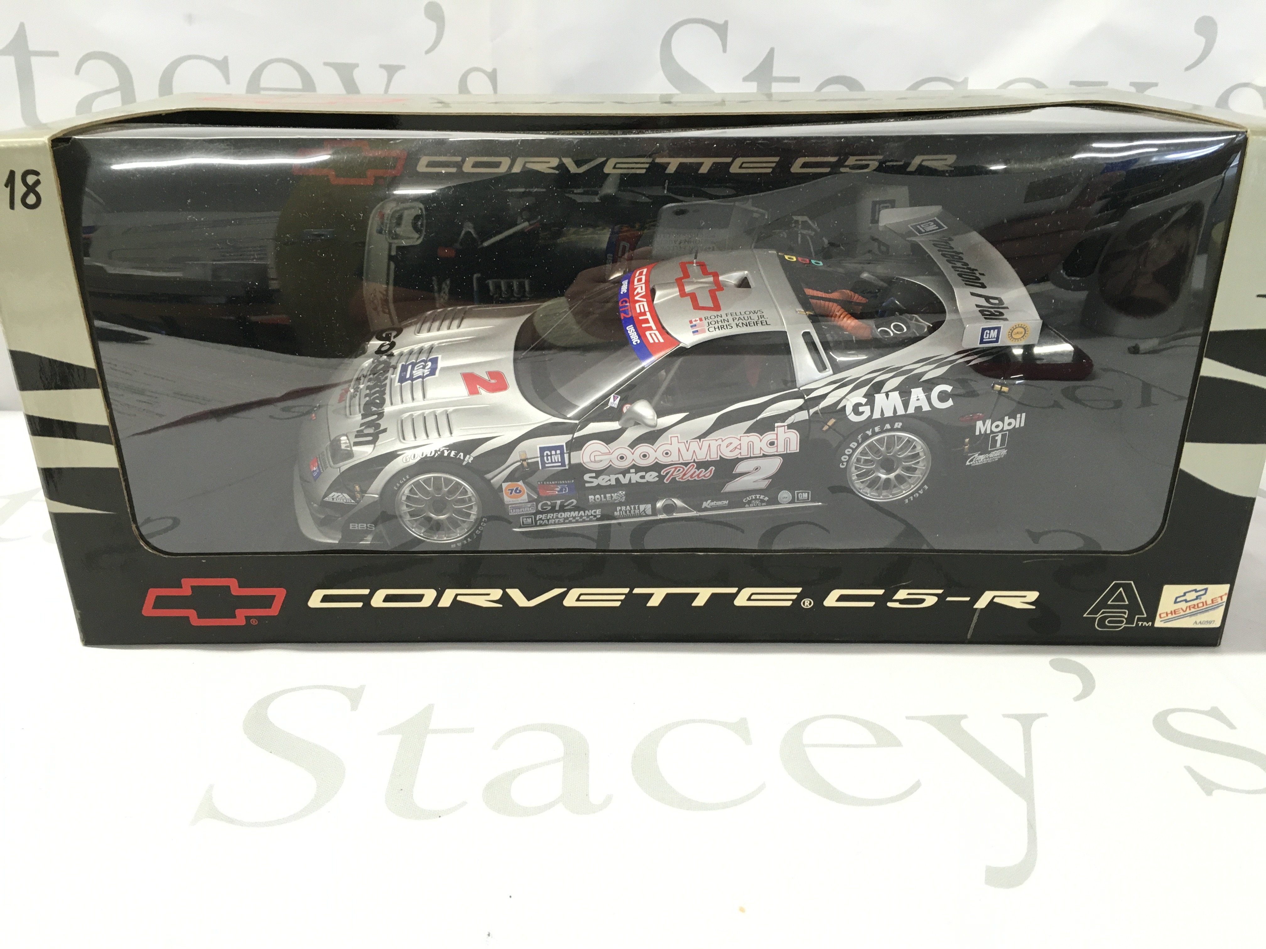 A Boxed Auto-Art Corvette C5-R. 1/18 Scale. No Reserve.