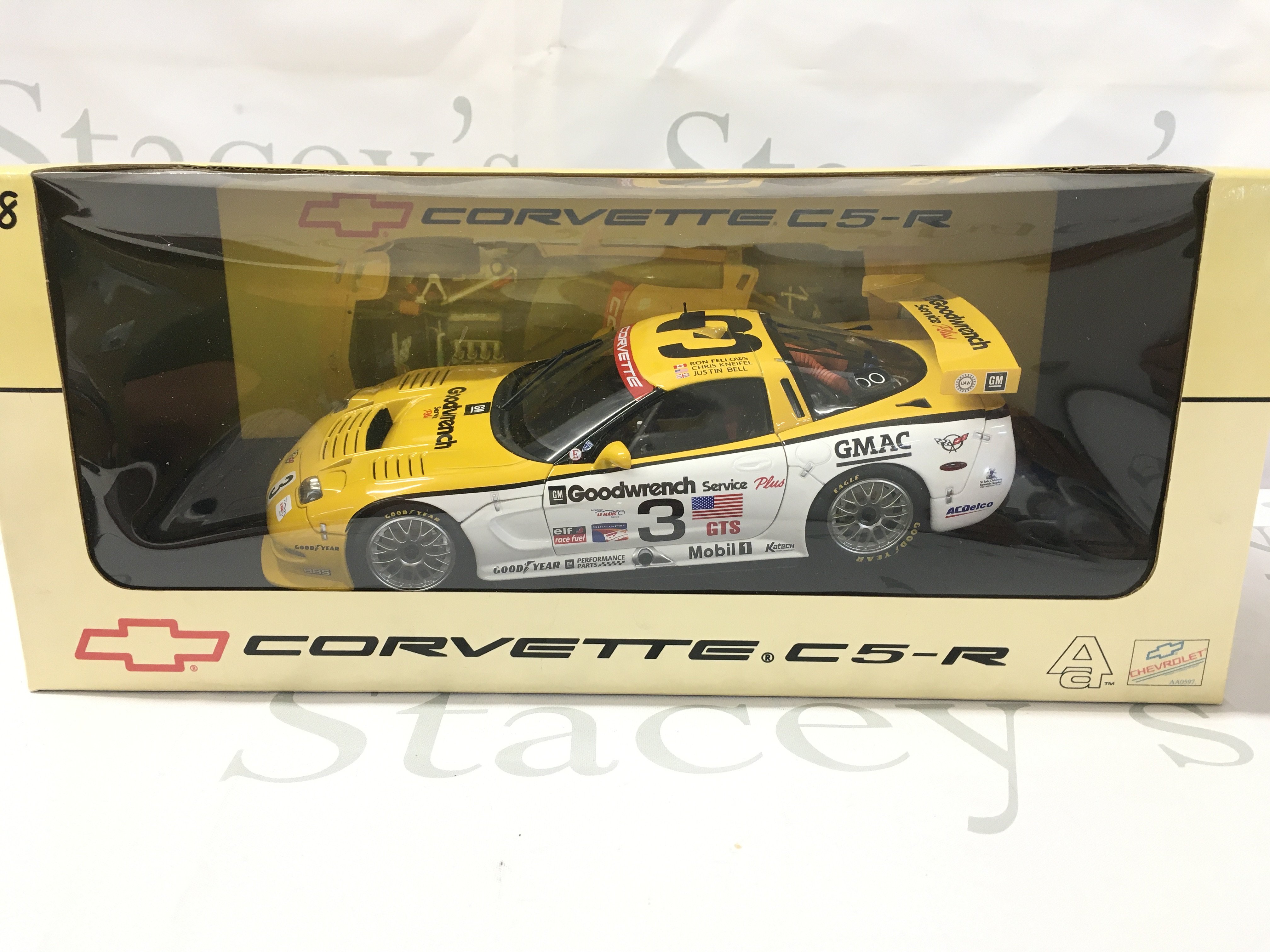 A Boxed Auto-Art Corvette C5-R. 1/18 Scale. No Reserve.