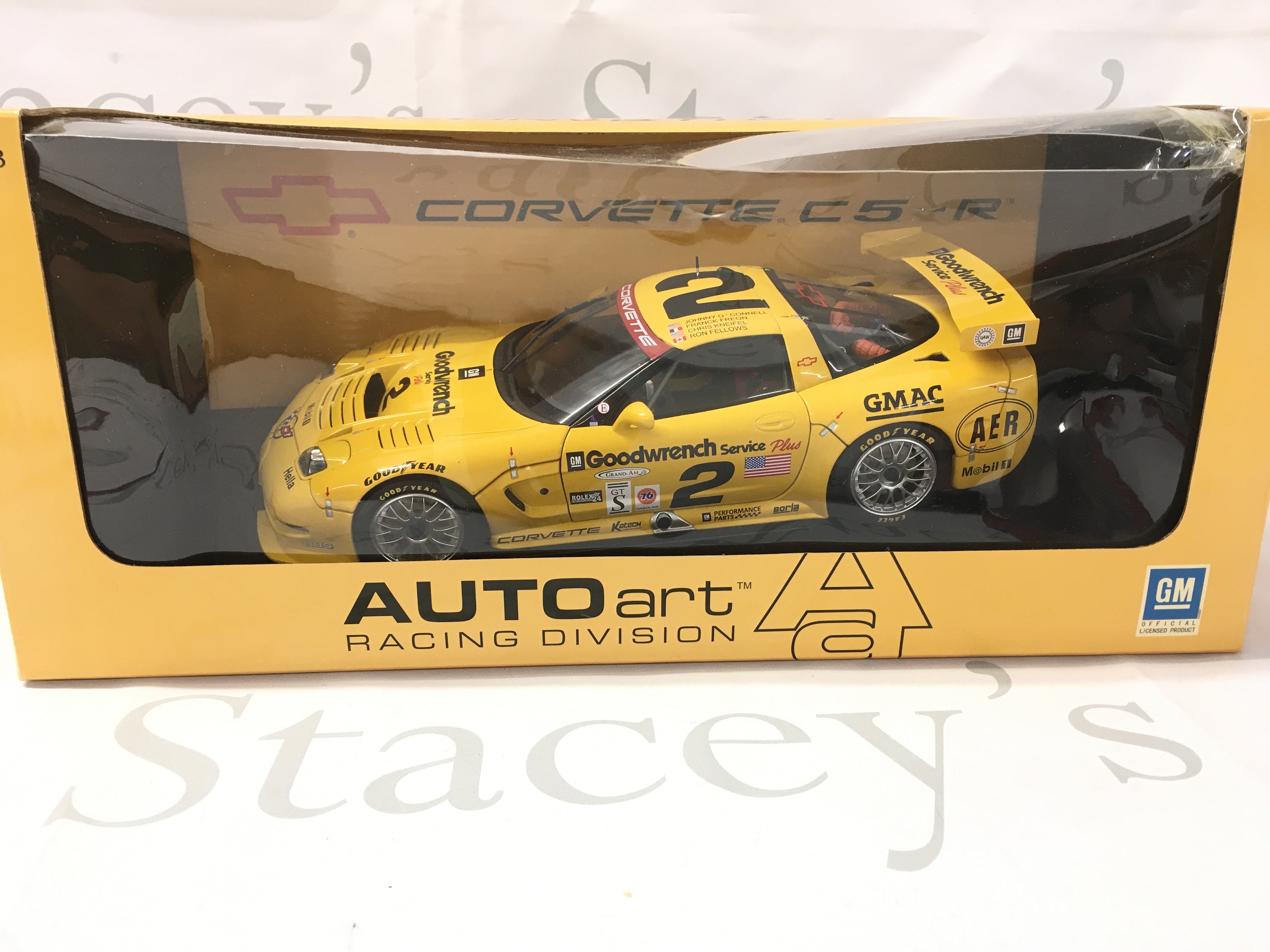 A Boxed Auto-Art Corvette C5-R. 1/18 Scale. No Reserve.