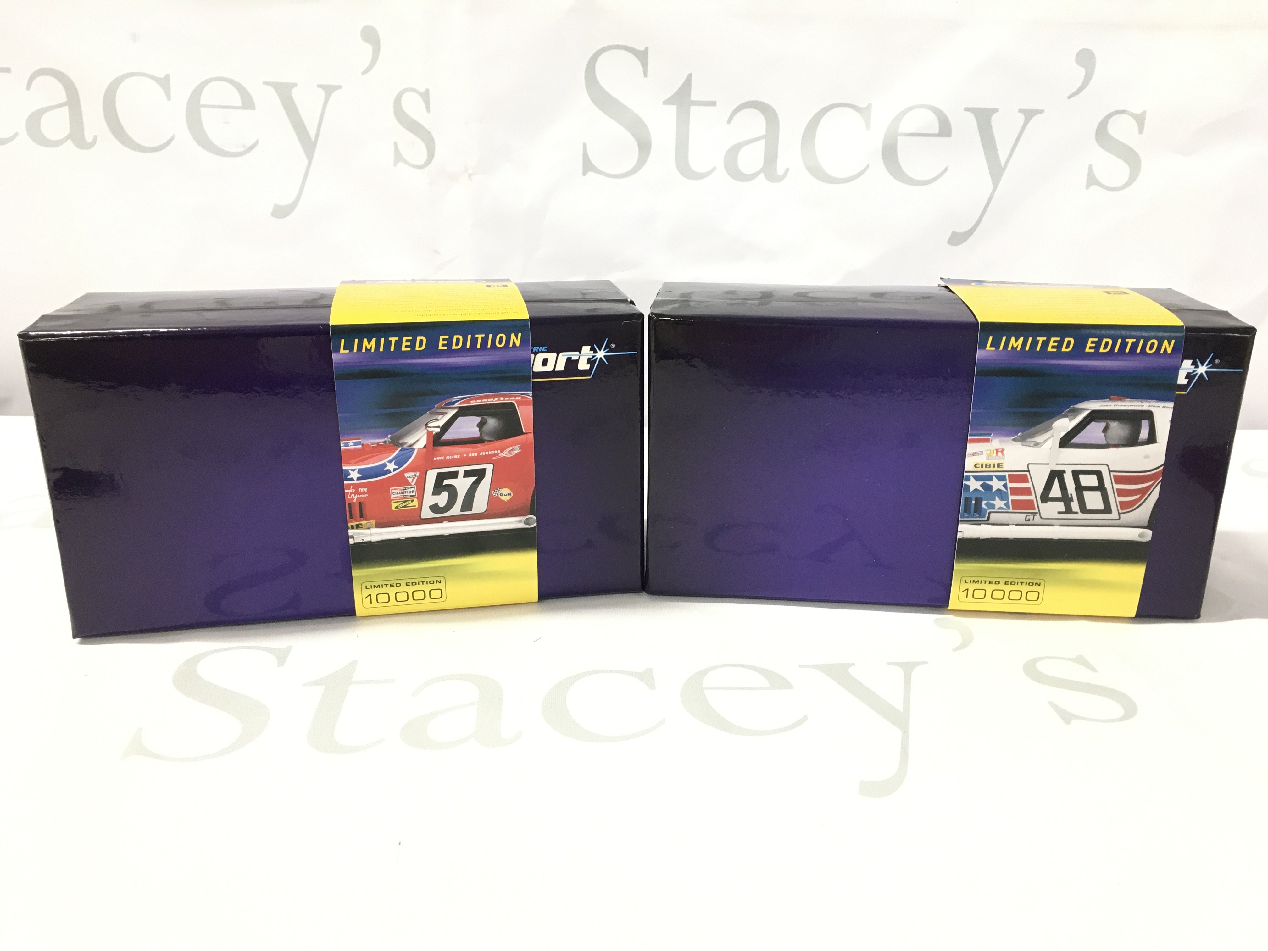 2 X Boxed Scalextric Cars. Both Chevrolet Corvette L-88. No Reserve.