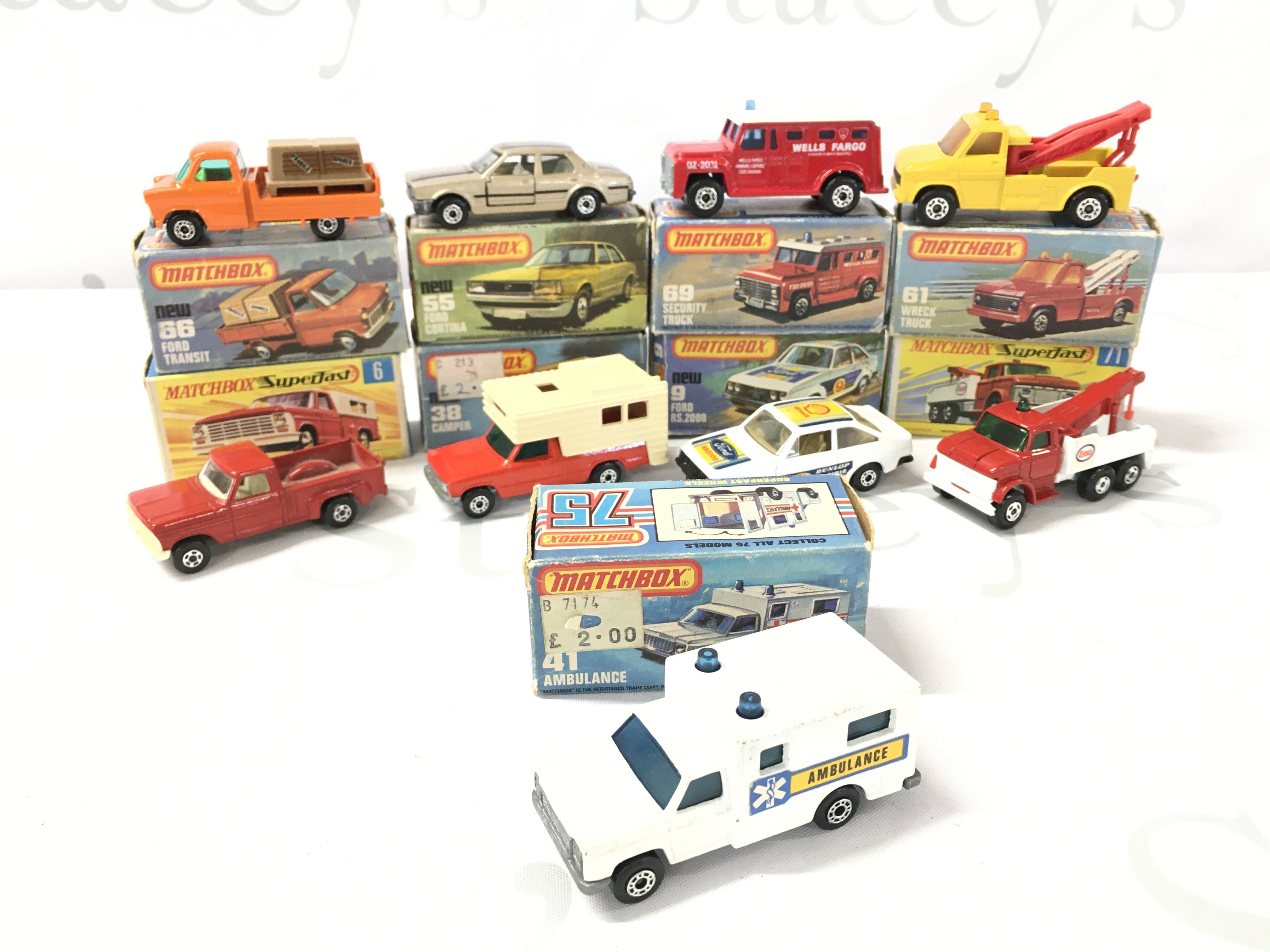 A Collection of Boxed Matchbox Cars. No Reserve.