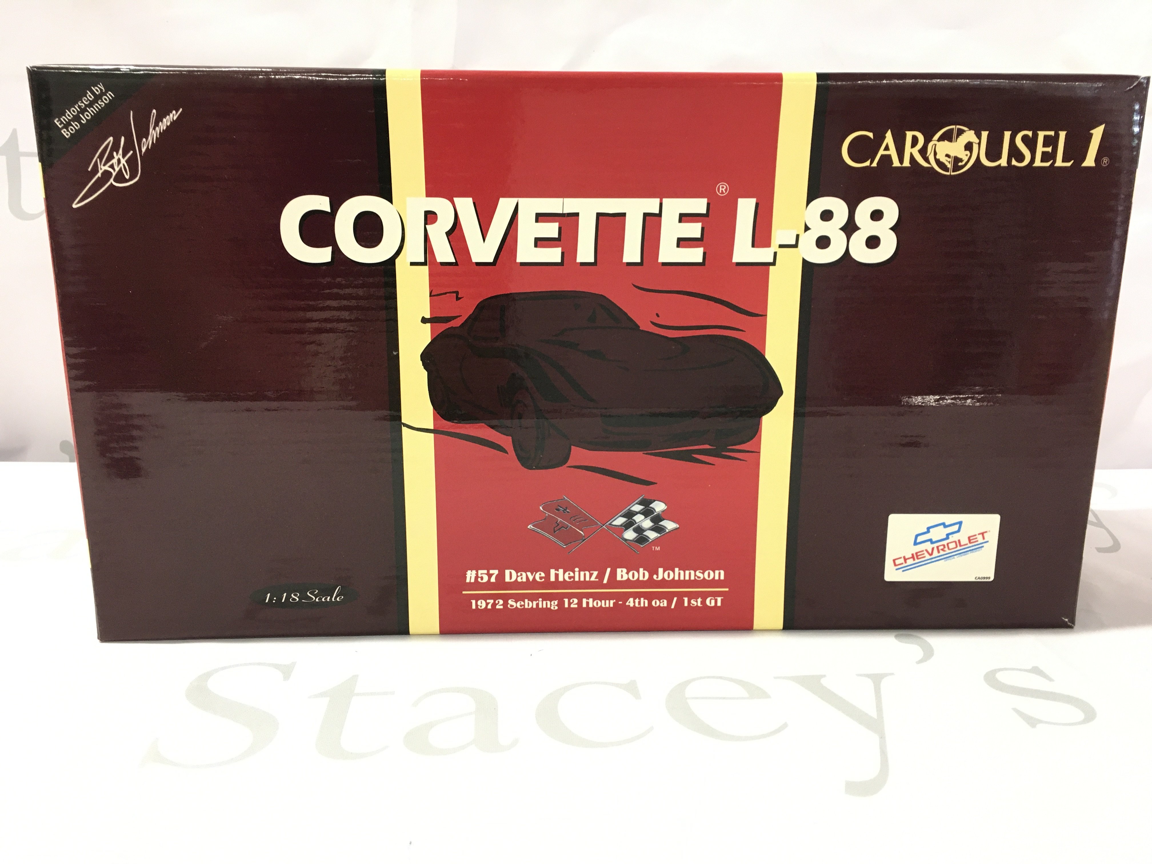 A Boxed Carousel 1 Corvette L-88. 1/18 Scale. With Certificate.No Reserve.