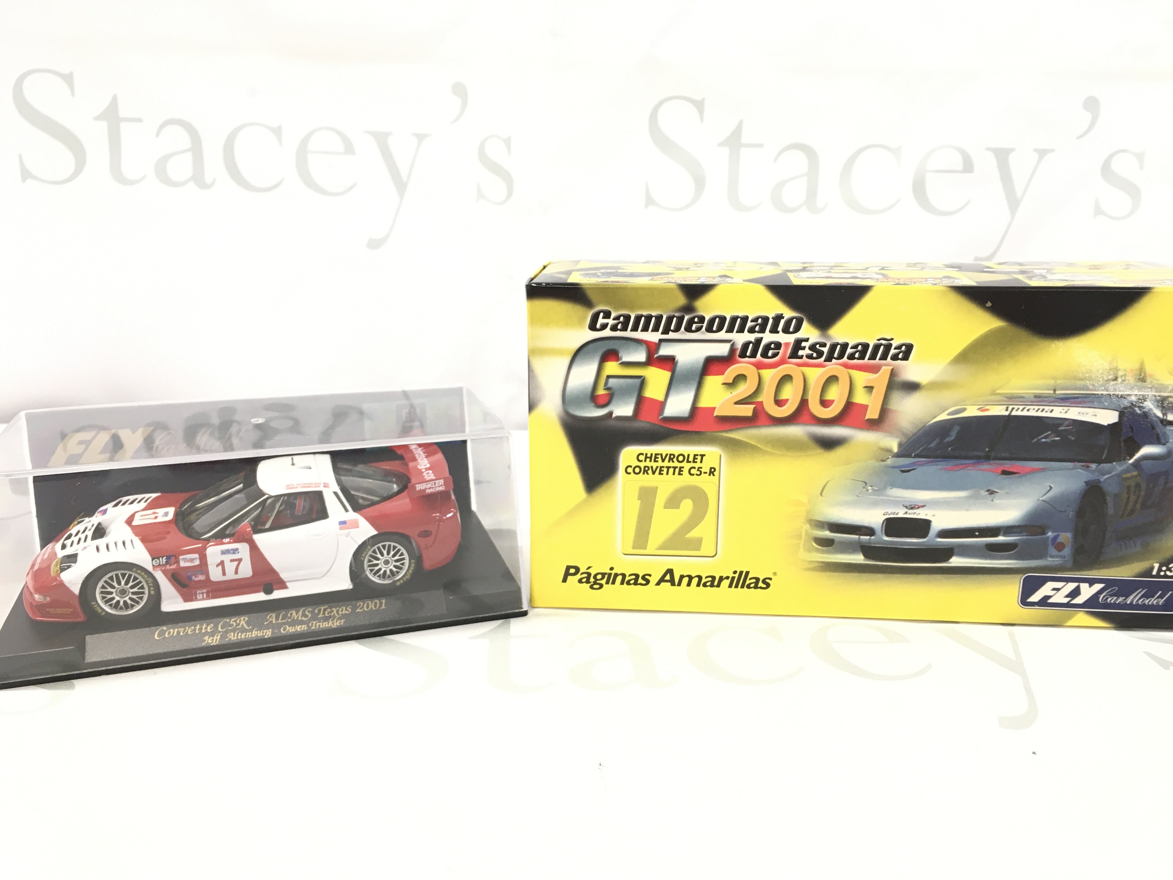 2 X Boxed Fly Models Corvette Slot Cars. No Reserve.
