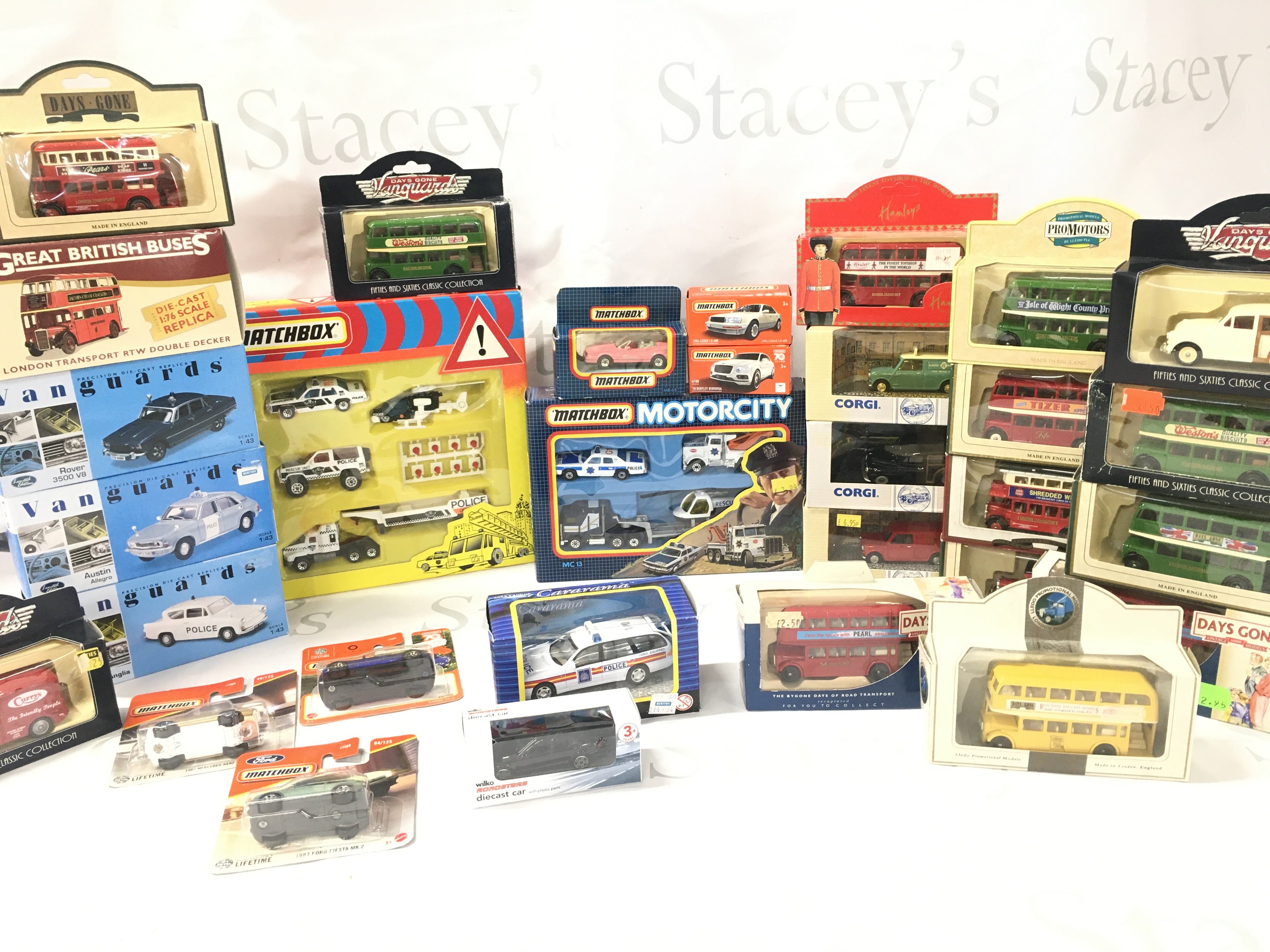 A Collection of Boxed Diecast Including Matchbox, vanguards etc. No Reserve.