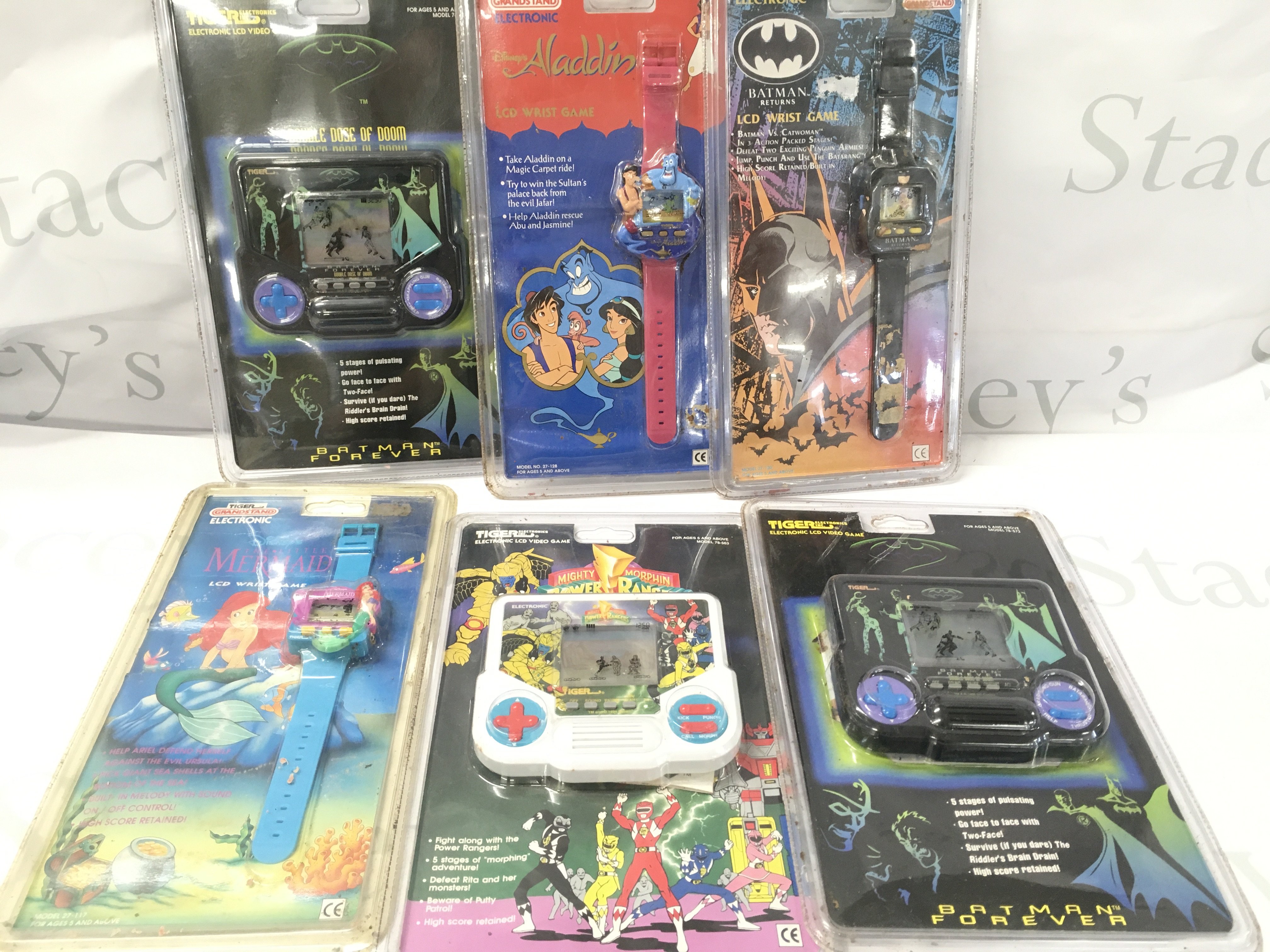 6 X Grandstand Electronic Games. All Sealed.
