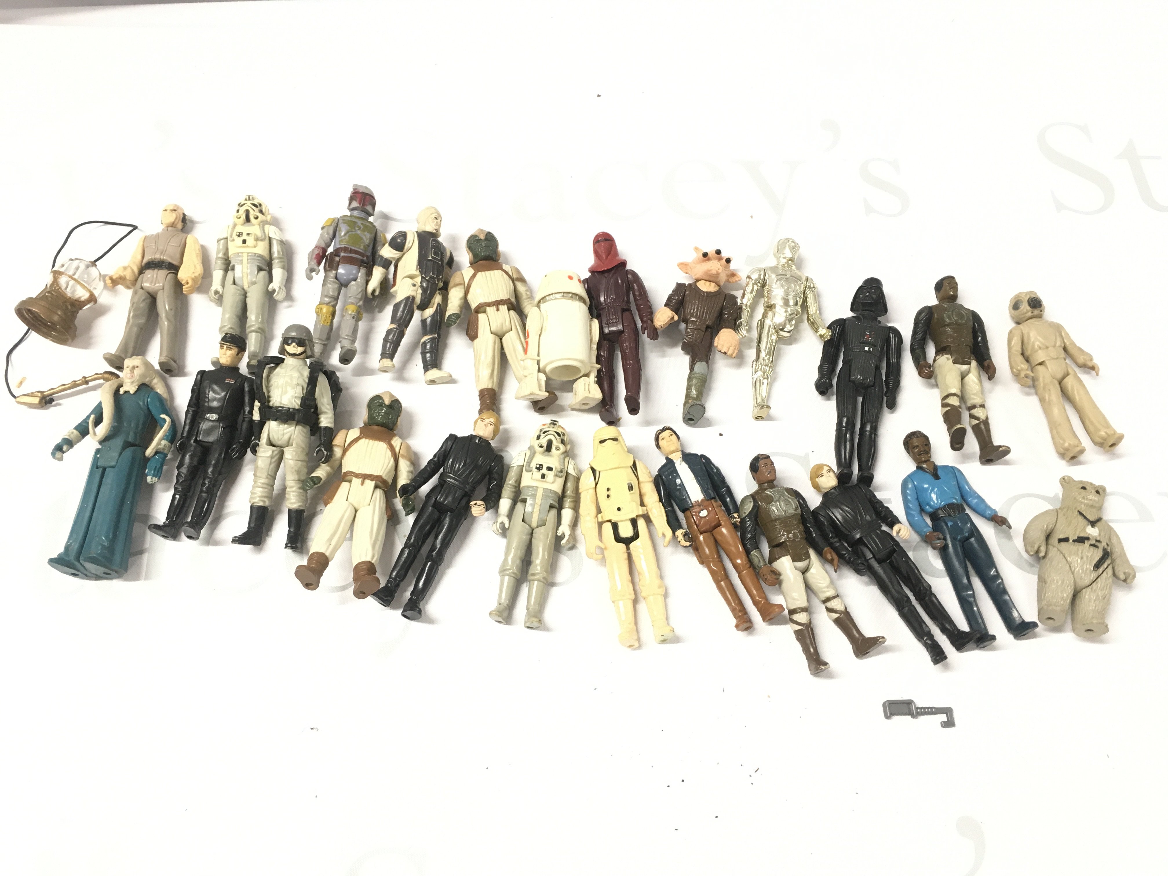 A Collection of Vintage Star Wars Figures And Ships. Ideal for Spares And Repairs.