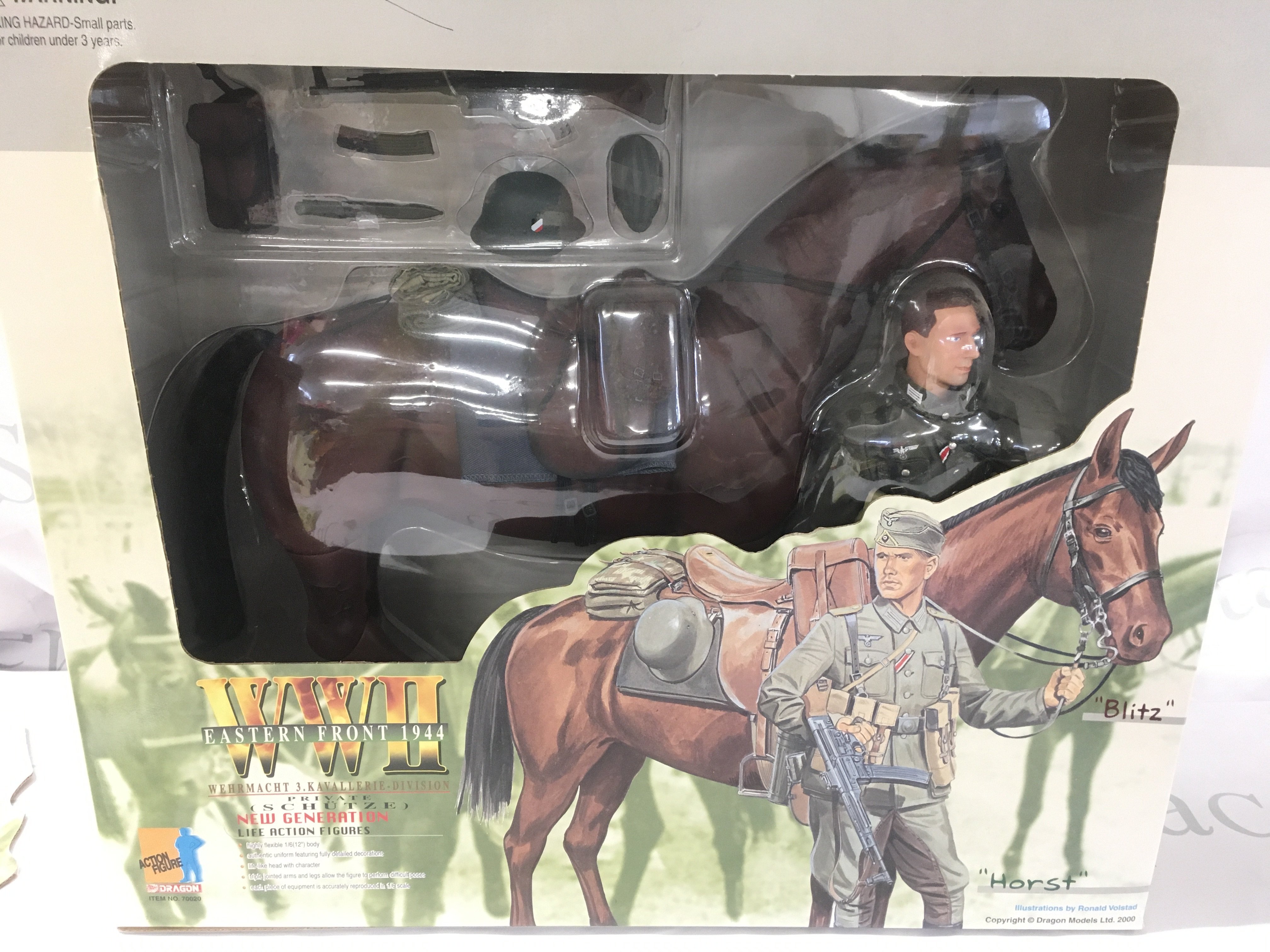 A Boxed Dragon Models WWII Western Front Action Figure Set.