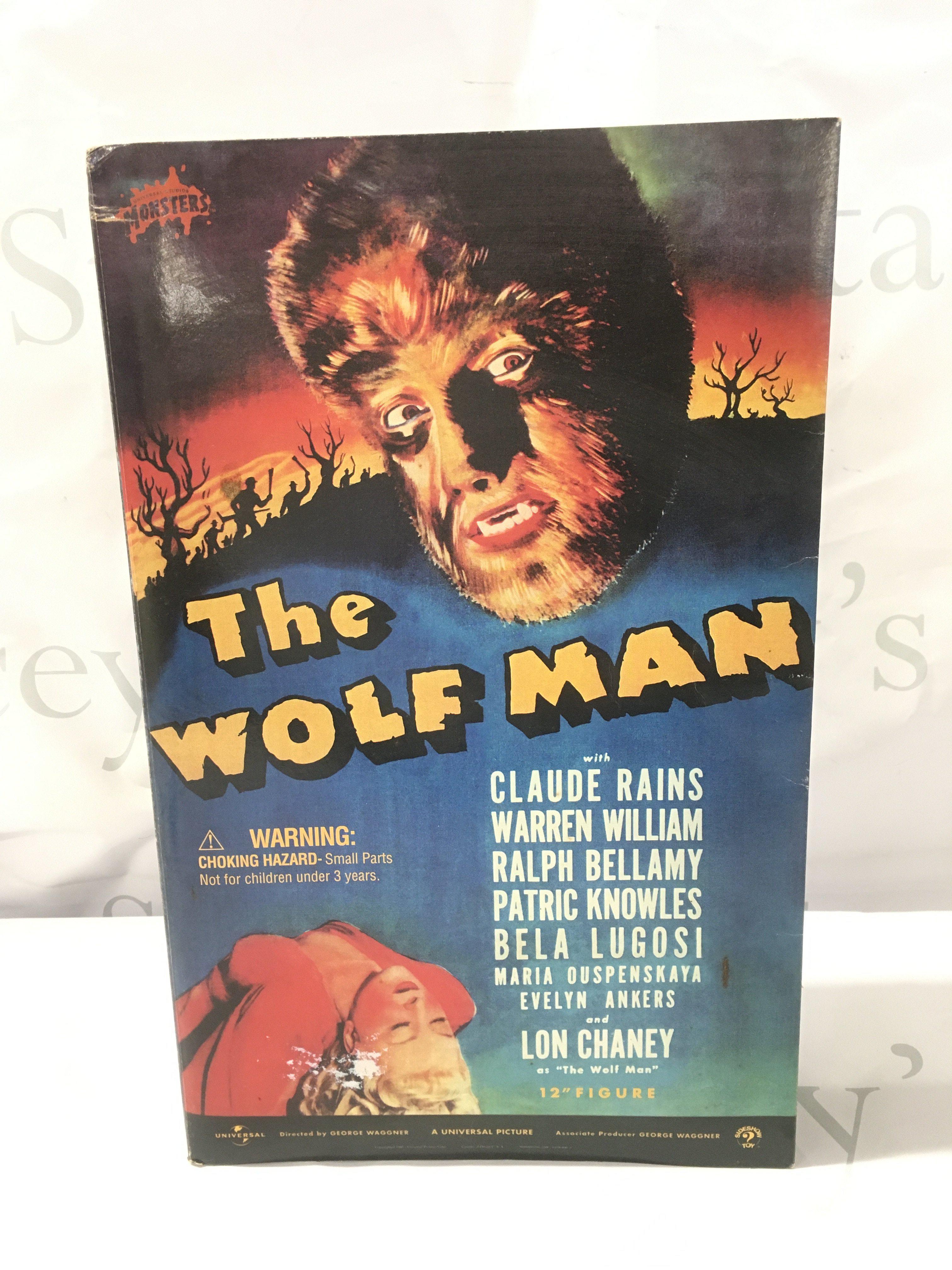 A Boxed Sideshow Toy. The Wolf Man Figure And A Phantom Of The Opera Figure.(2).