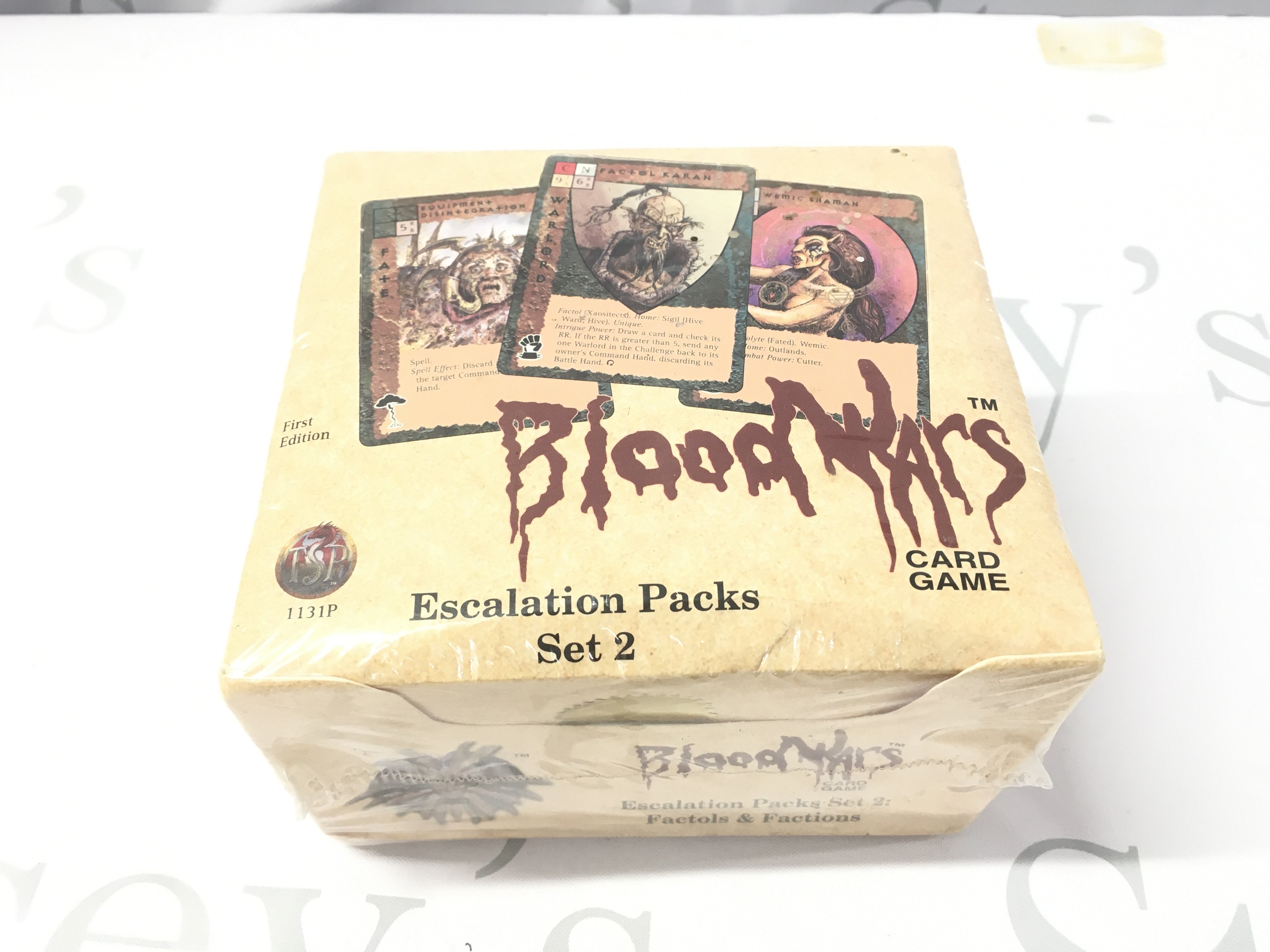 A Boxed And Sealed Blood Wars Card Game Escalation Packs Set 2.