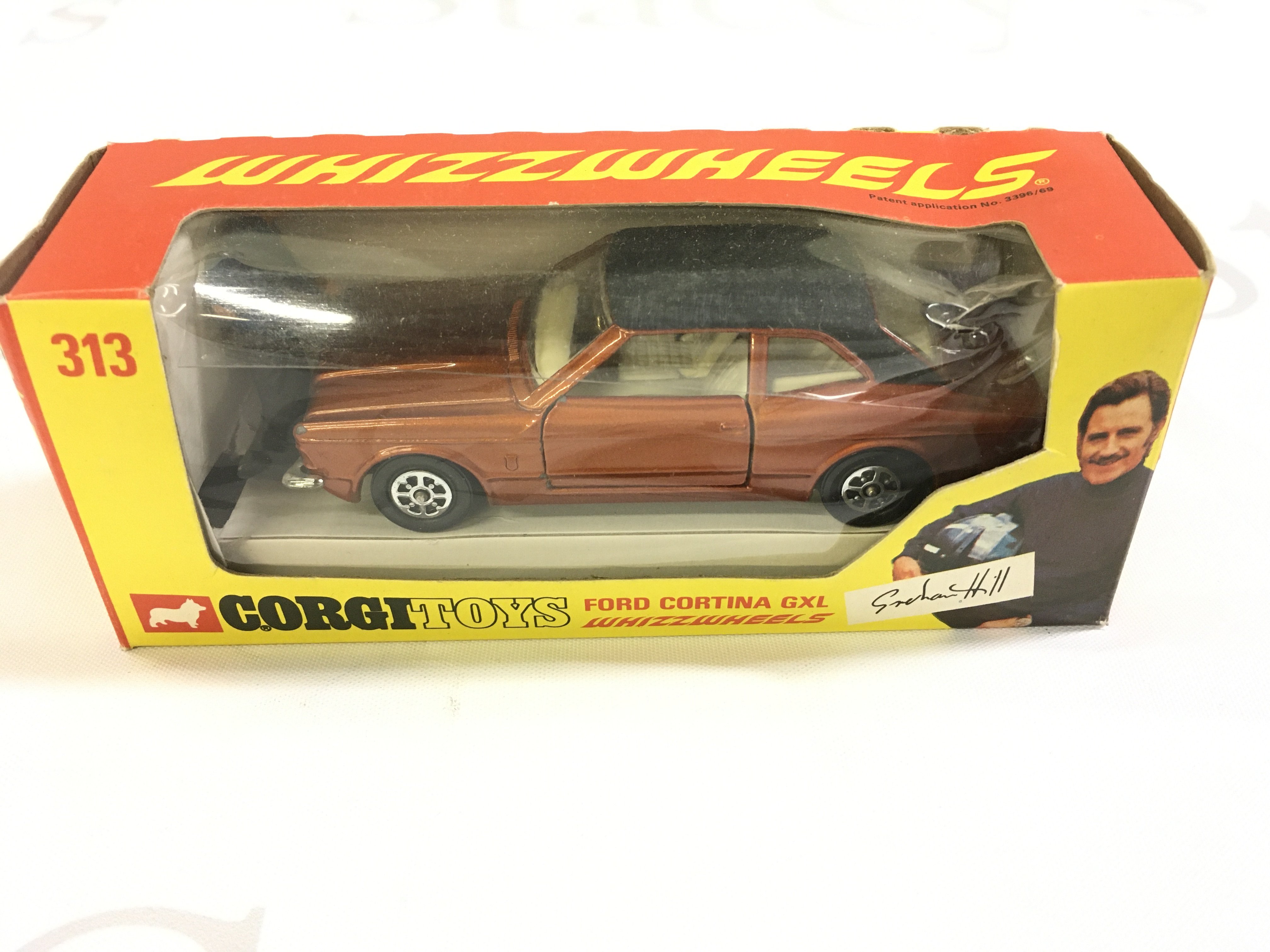 A Boxed Corgi Whizzwheels Ford Cortina GXL #313.