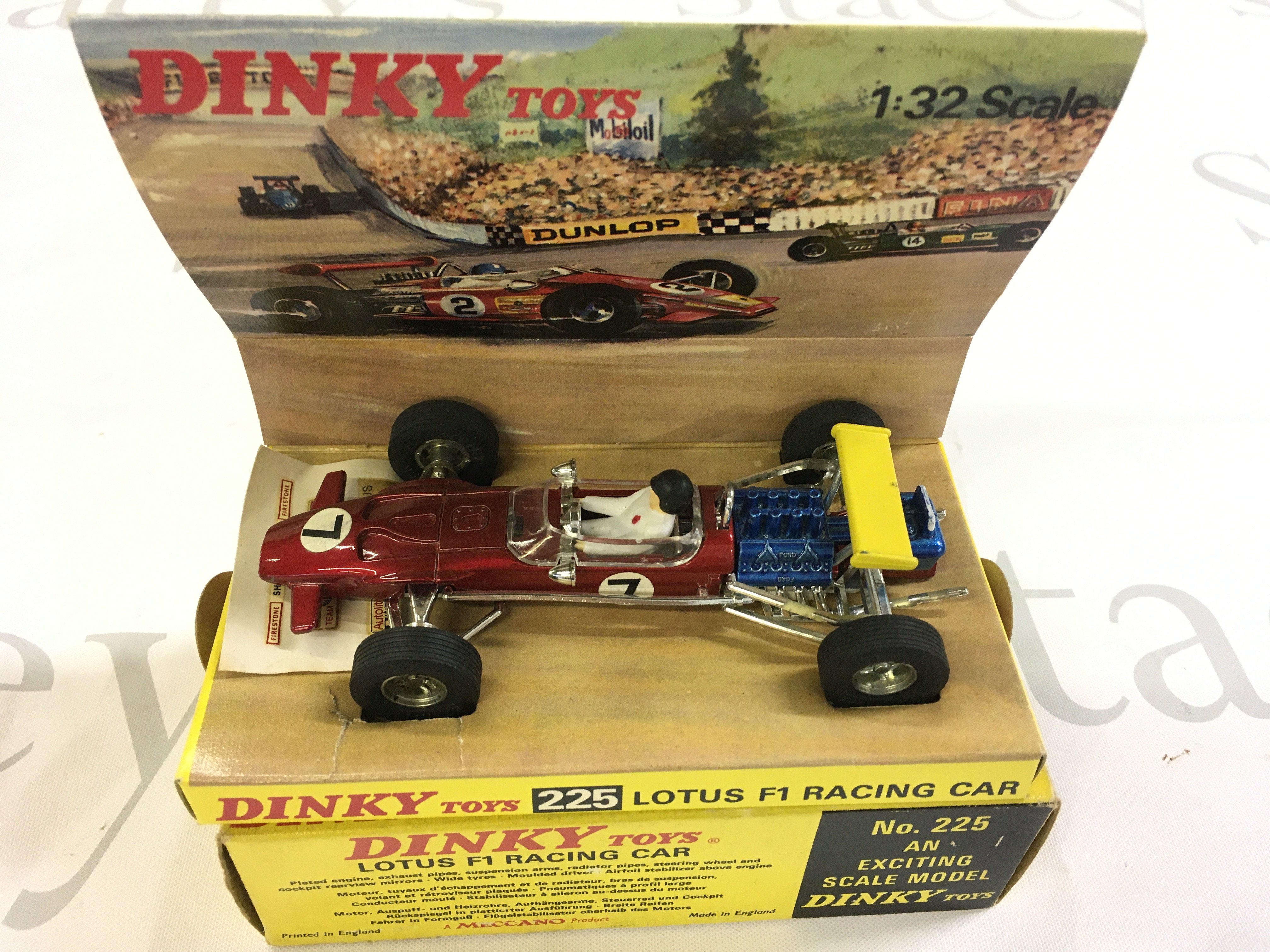 A Boxed Dinky Toys Lotus F1 Racing Car. #225.