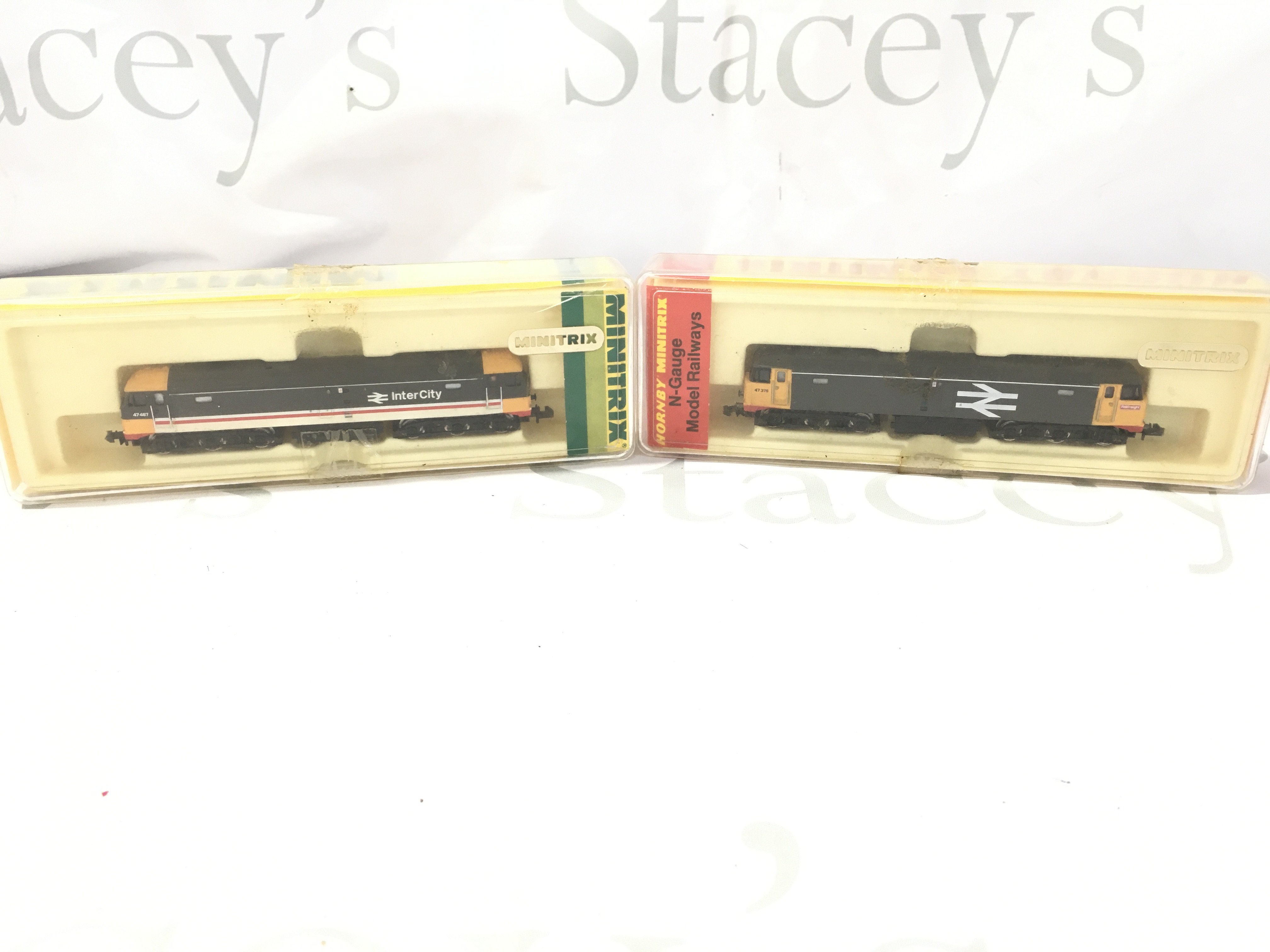 2 X Hornby/Minitrix Locomotives. Both Diesel.