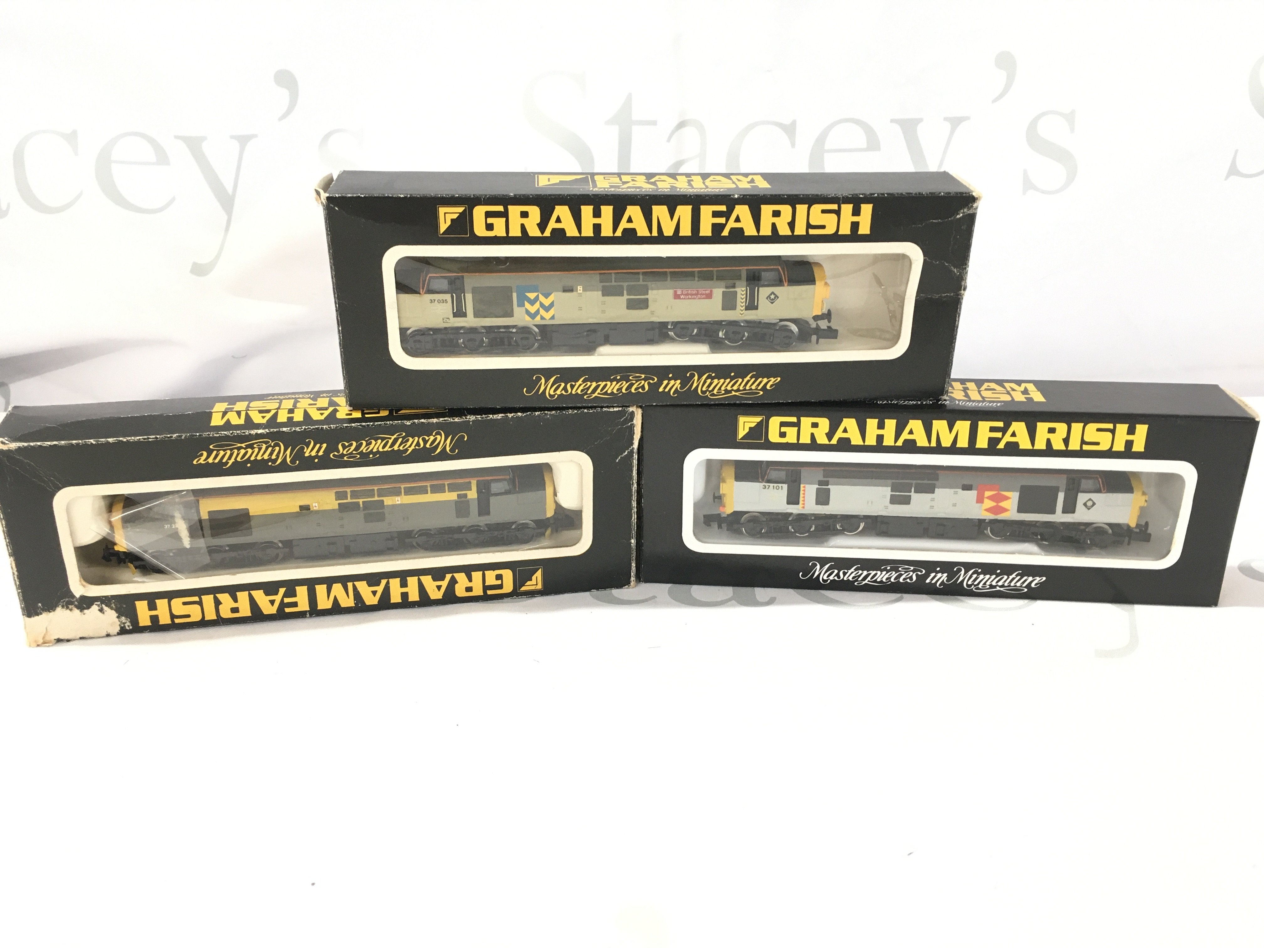 3 X Boxed Graham Farish N Gauge Locomotives. All Diesels.
