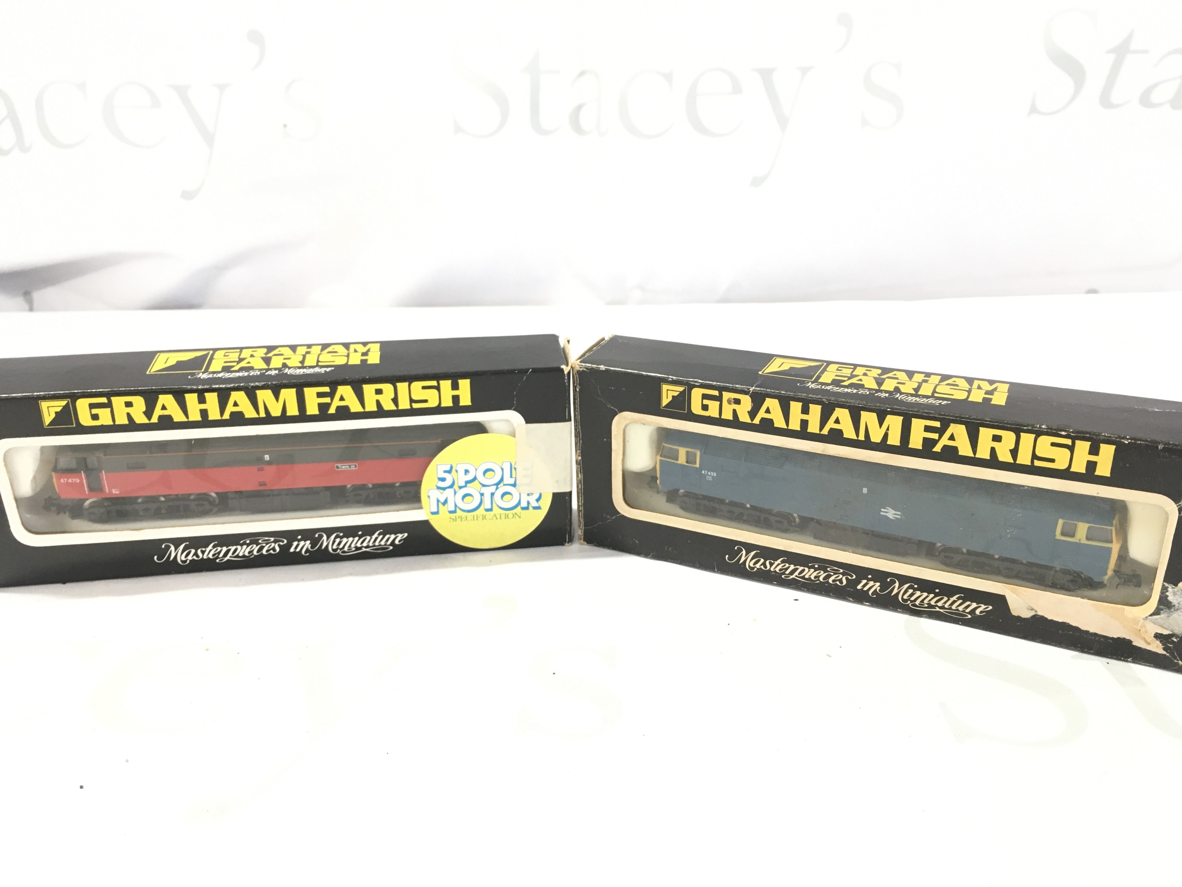 2 X Boxed Graham Farish N Gauge Class 47 Diesels.