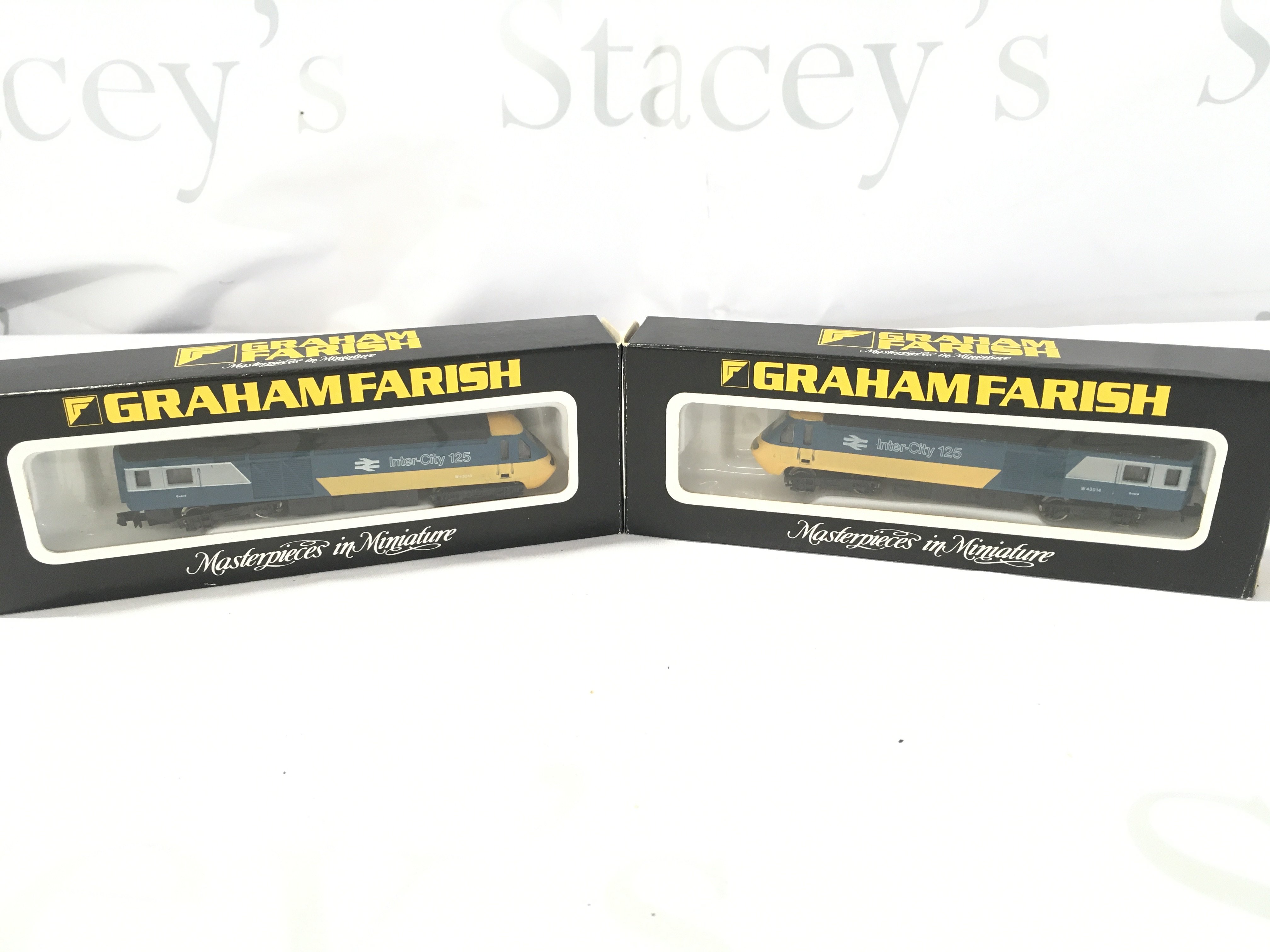 2 Boxed Graham Farish N Gauge Working Power Cars. Intercity 125.