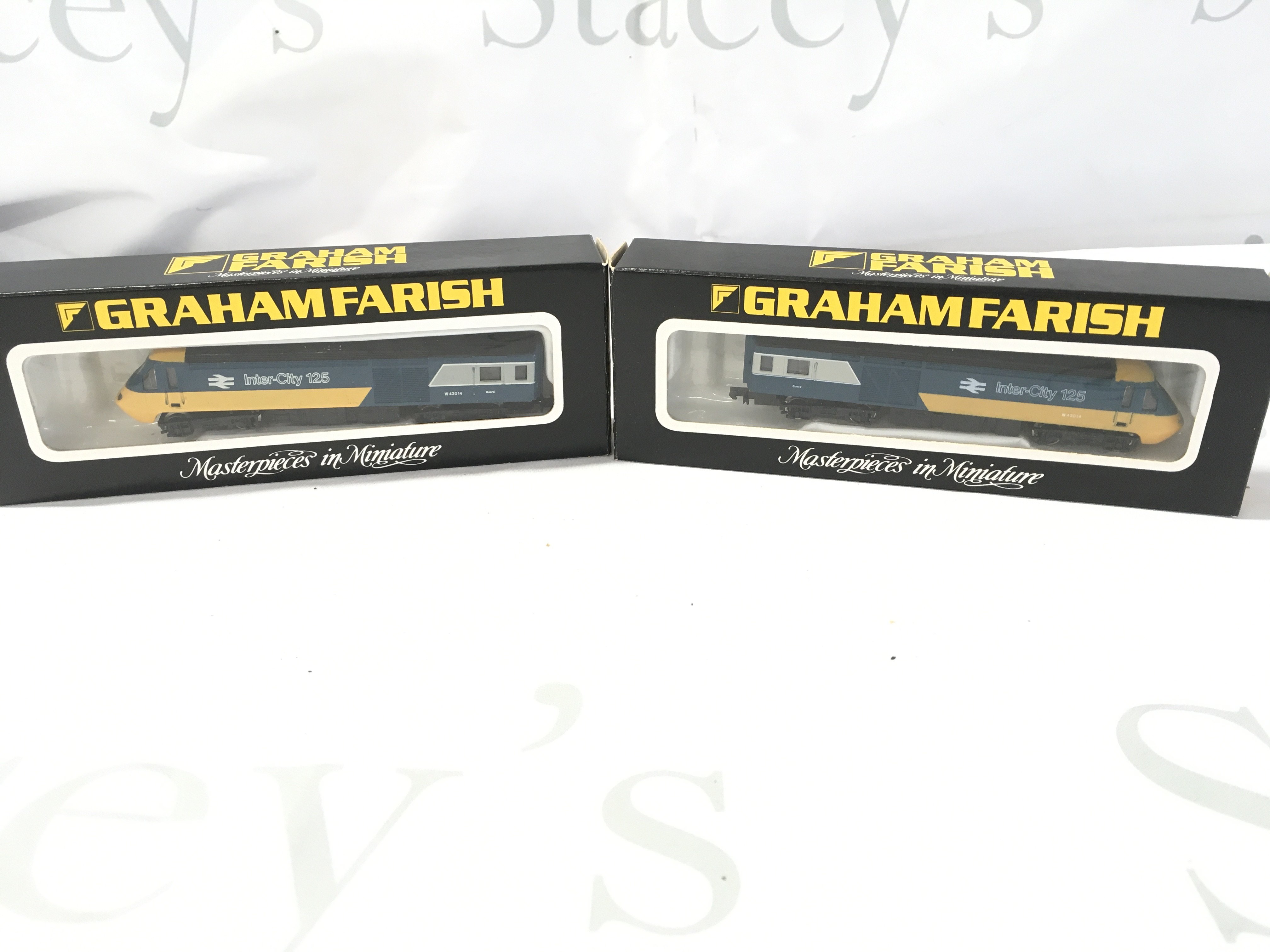2 Boxed Graham Farish N Gauge Working Power Cars. Intercity 125.