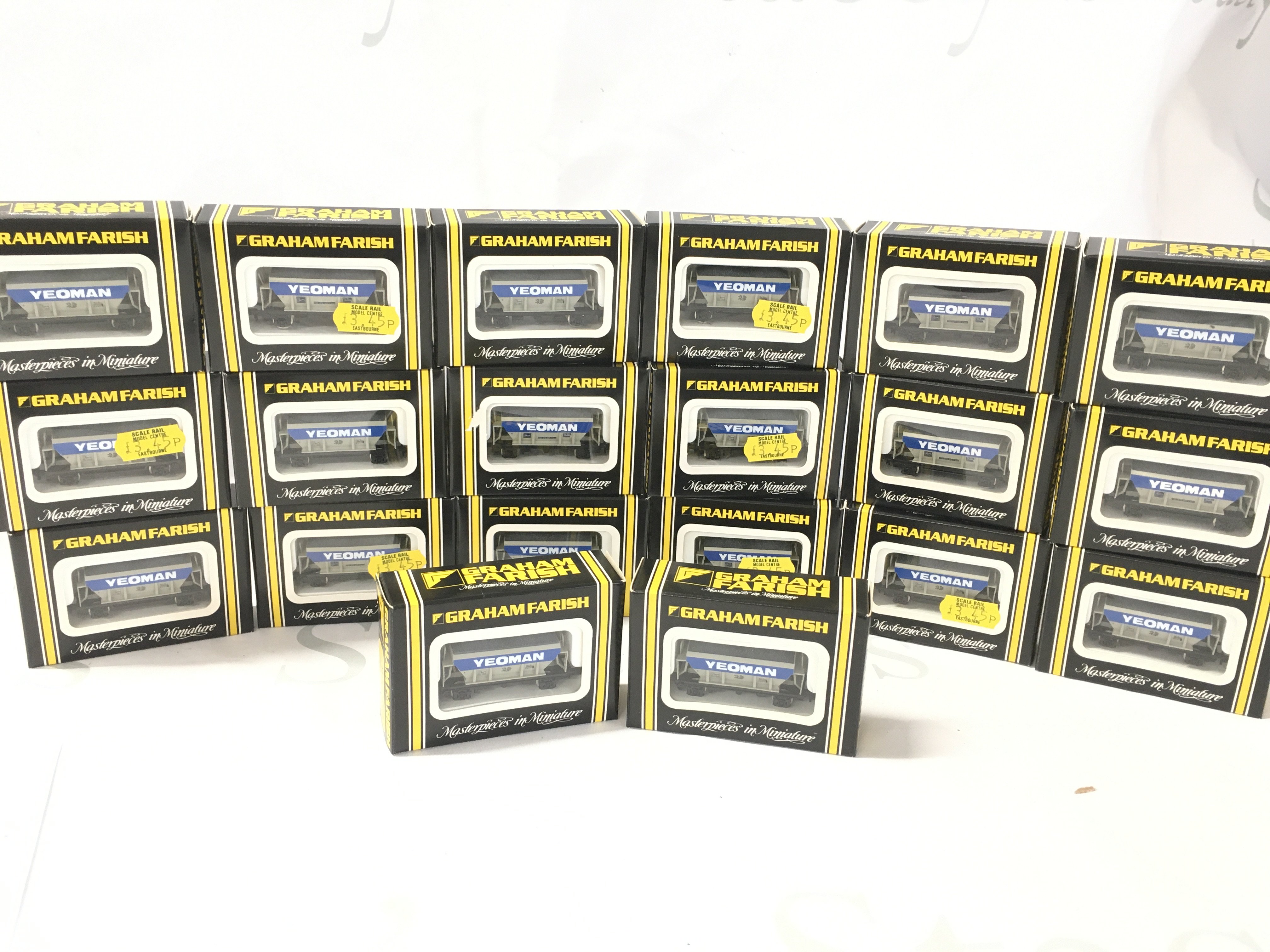 20 Boxed Graham Farish N Gauge 16Ft 50 Ton Hopper Wagons Yeoman.