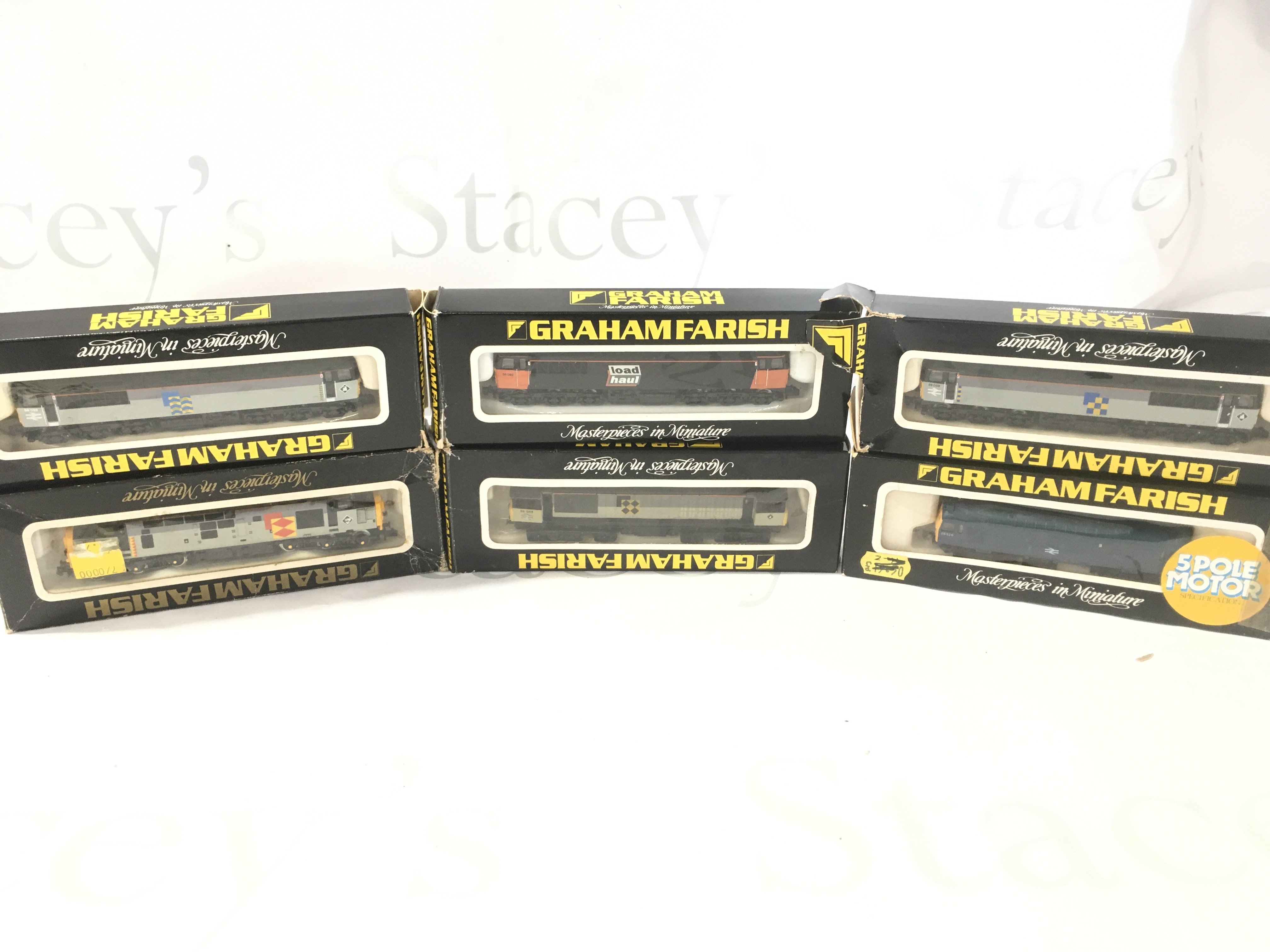 A Collection of 6 Graham Farish N Gauge Locomotives. All Non Runners. No Reserve.