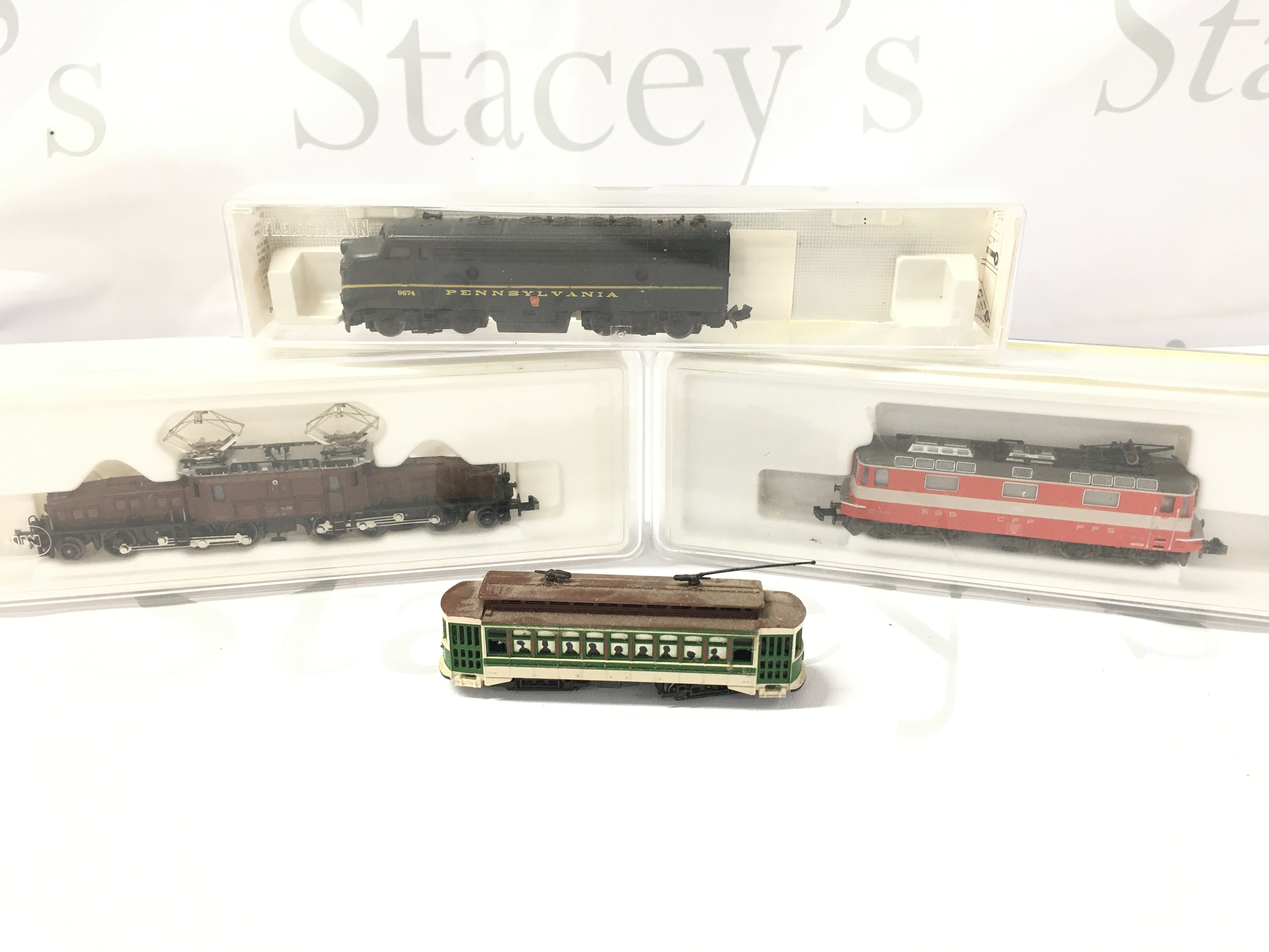4 N Gauge Locomotives. Including Minitrix. No Reserve.