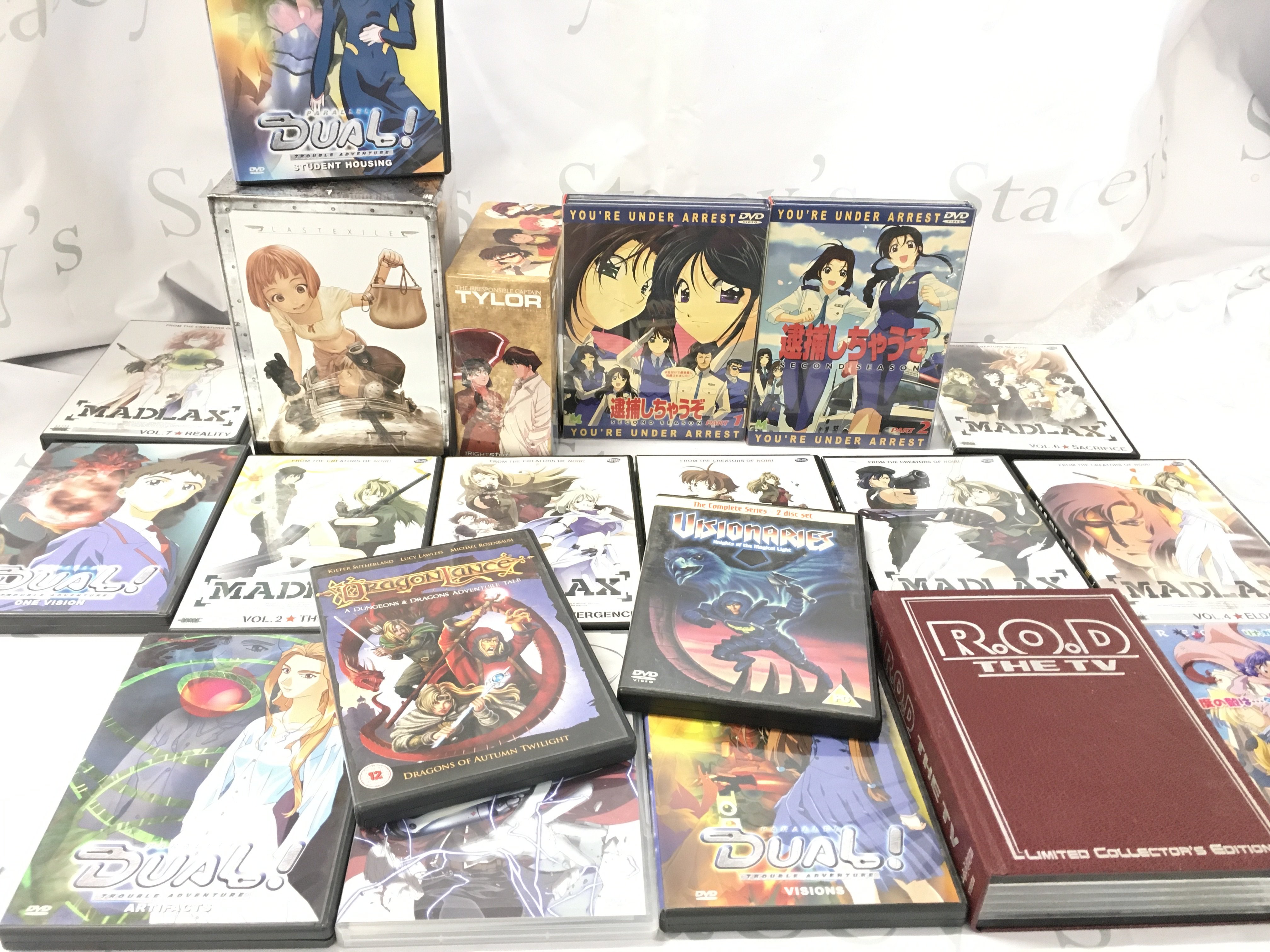 A Collection of Anime DVDs. No Reserve.