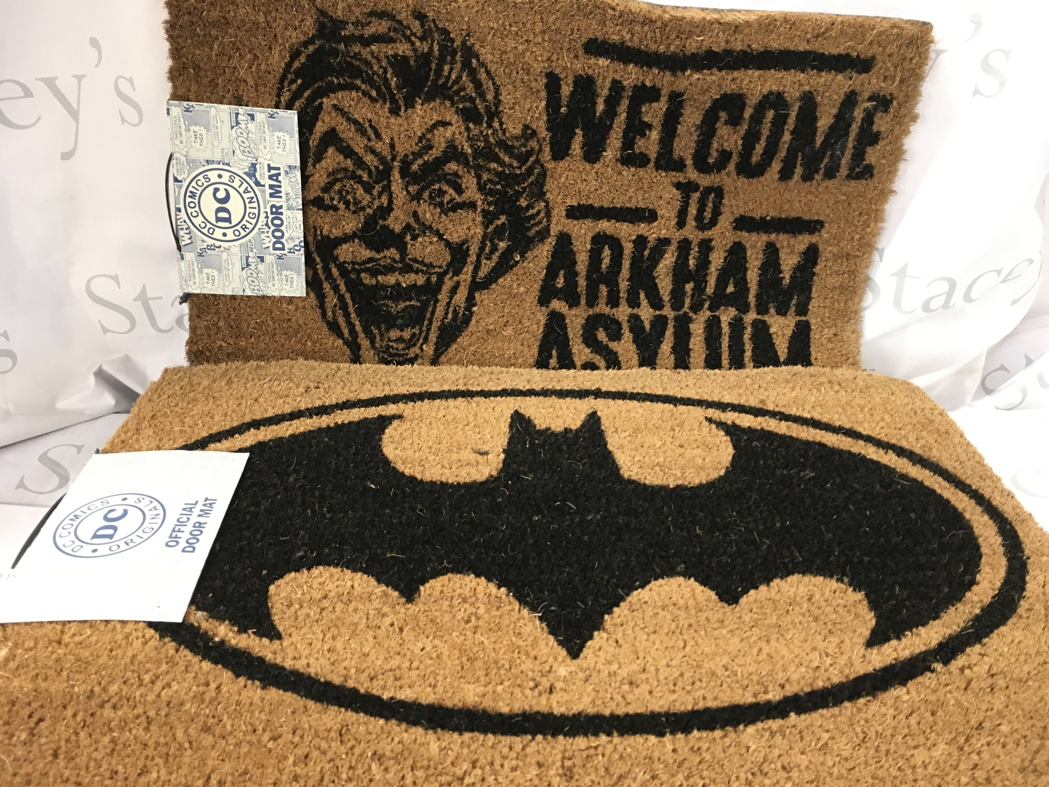 A Collection of Comic Door Mats.