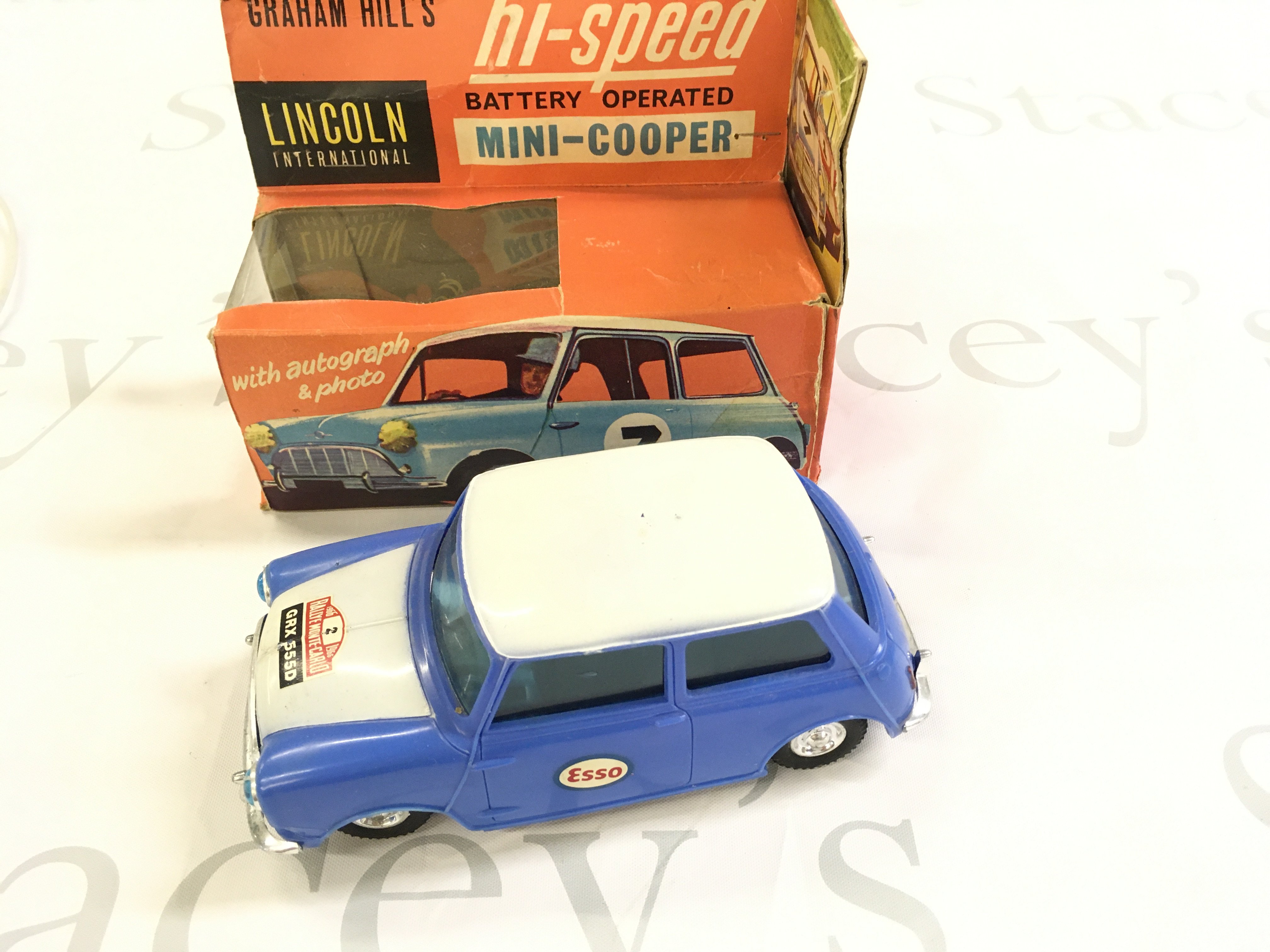 A Boxed Lincoln International Graham Hills Battery Operated Mini-Cooper