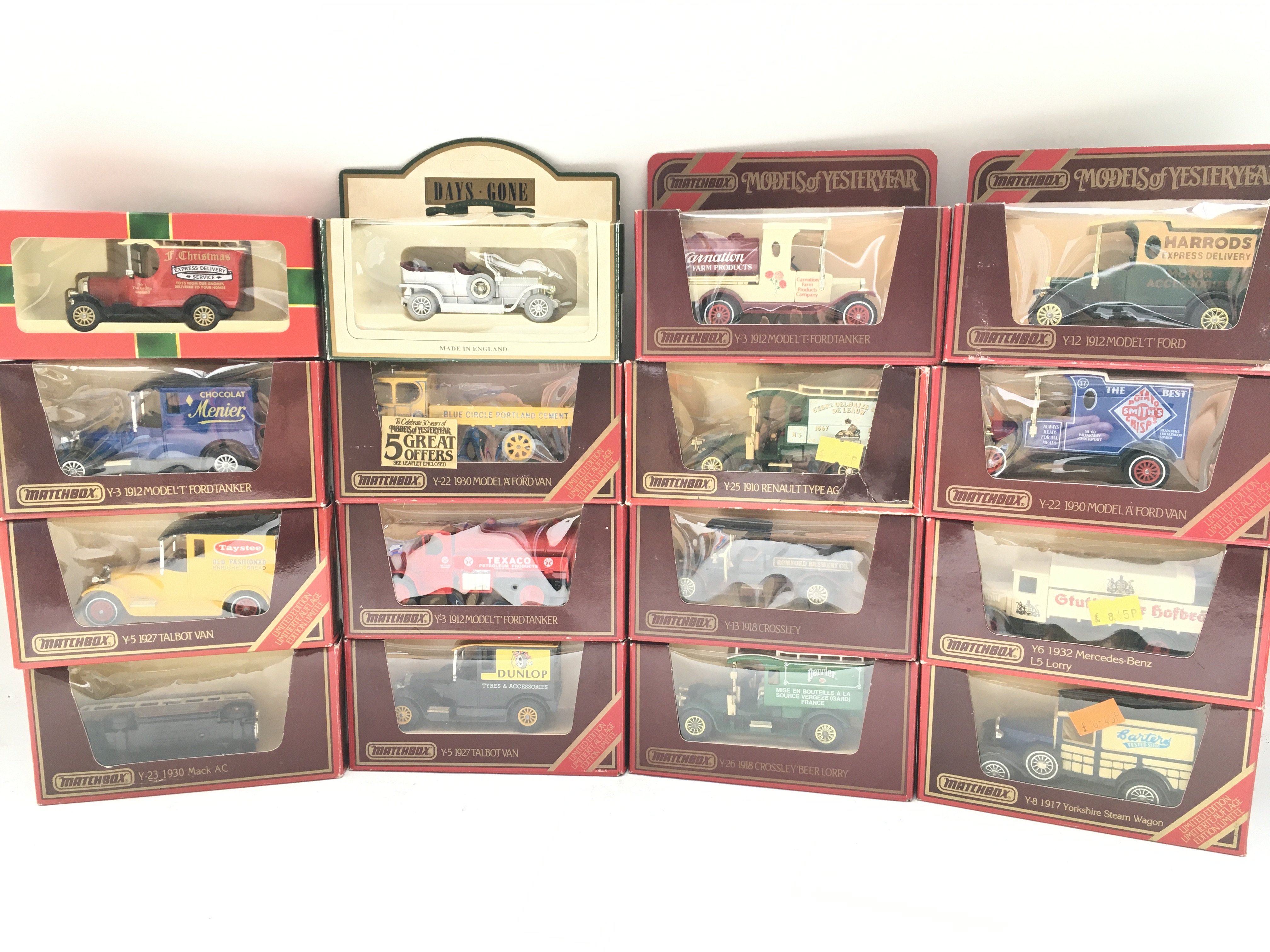 2 X Boxes Containing Matchbox models Of Yesteryear. Oxford. Lledo etc. No Reserve. (2).