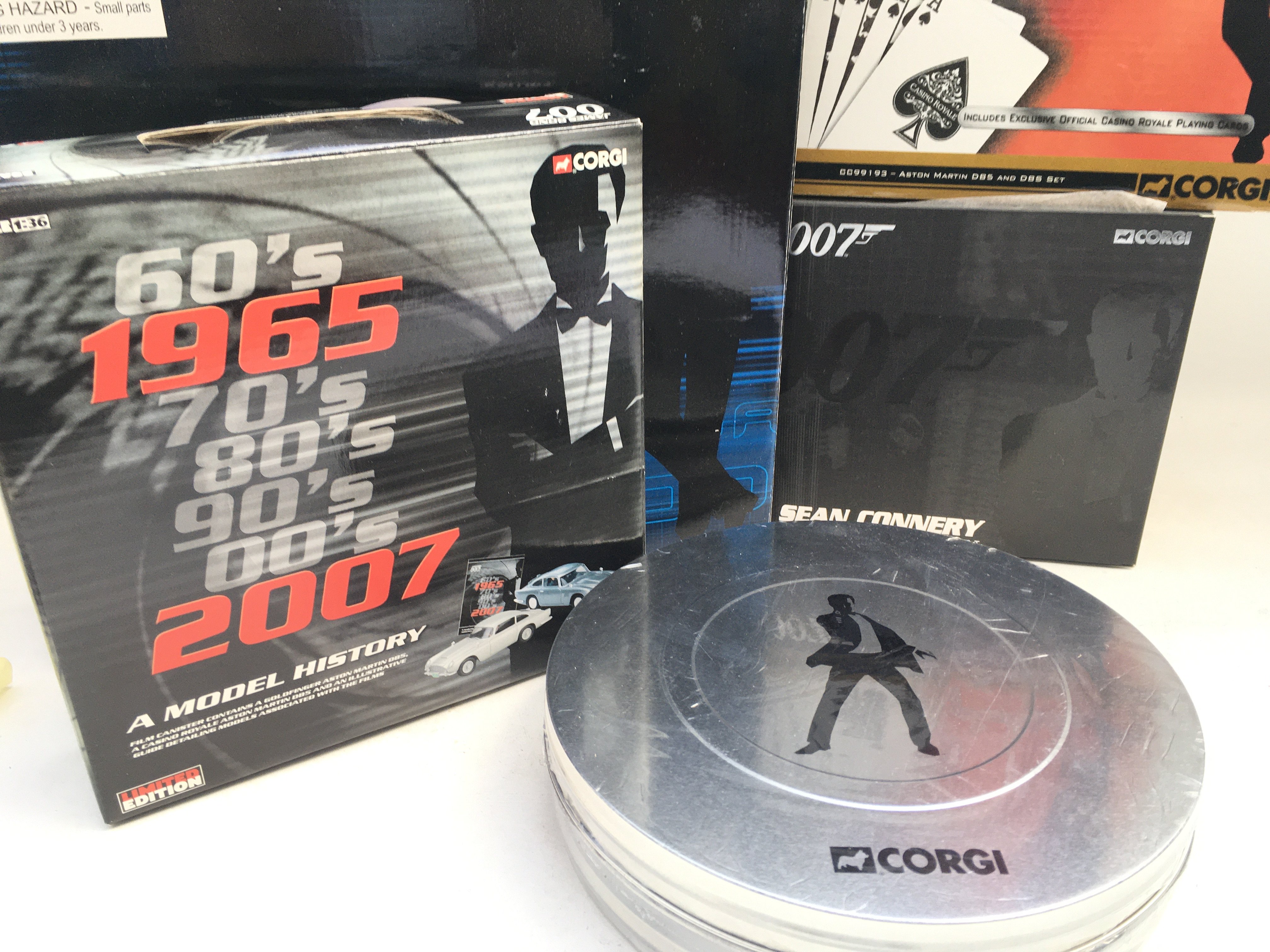 4 X Boxed Corgi James Bond Sets.