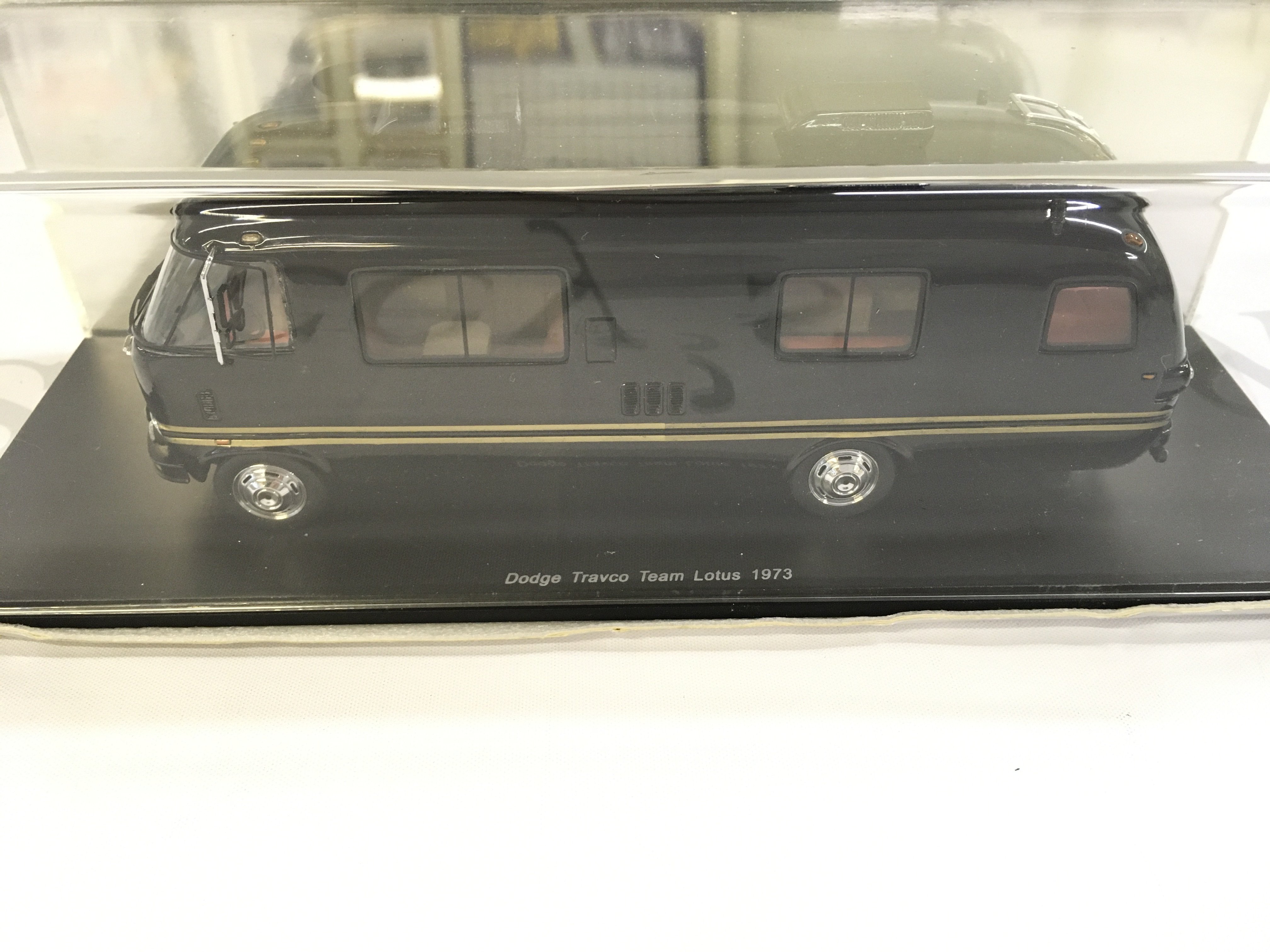 A Boxed Spark Model Of A Dodge Travco Team Lotus 1973. 1/43 Scale.