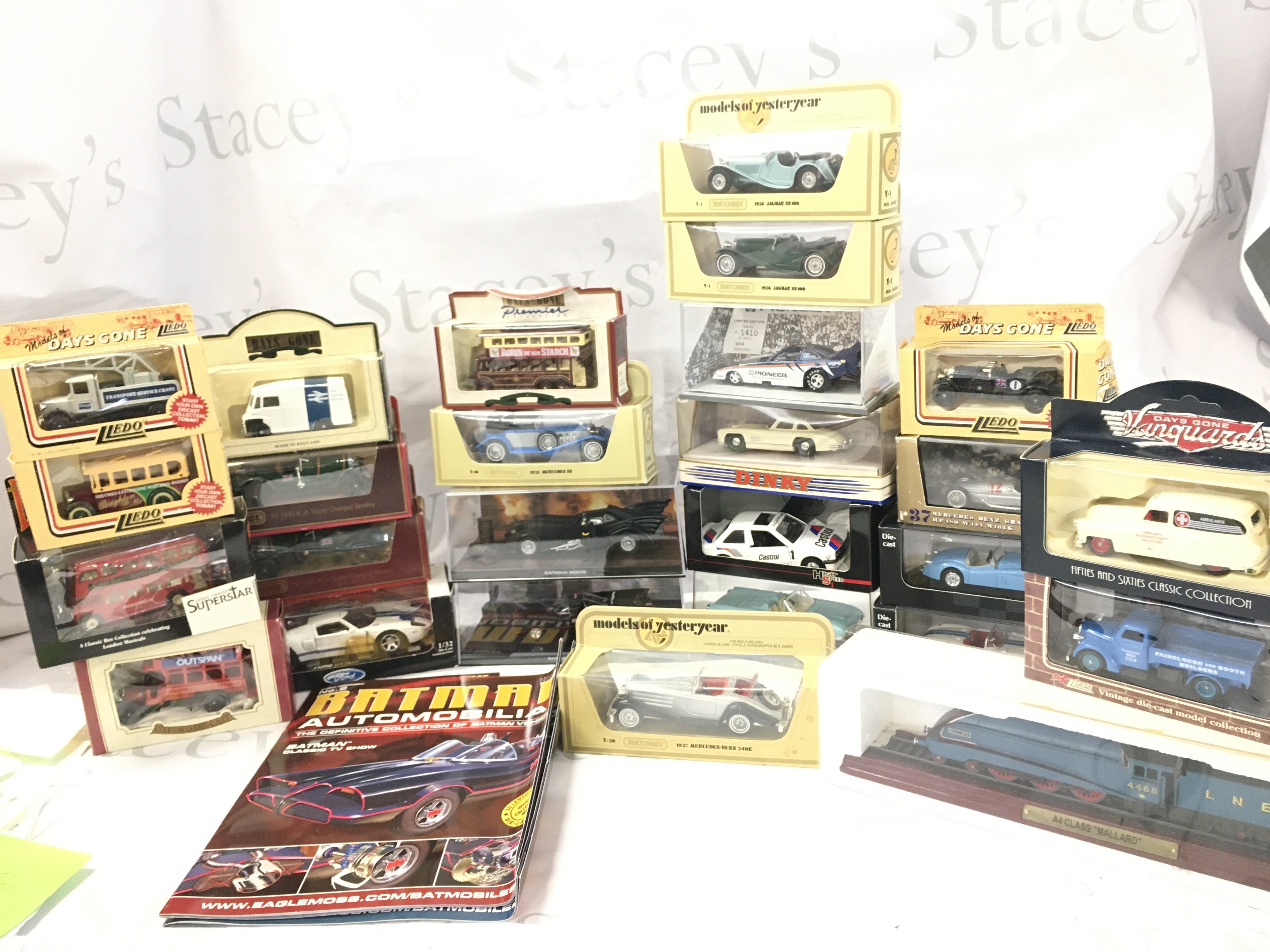 A Collection of Boxed Diecast including Days Gone.Models Of Yesteryear. Batman Automobilia. Corgi etc. no Reserve.