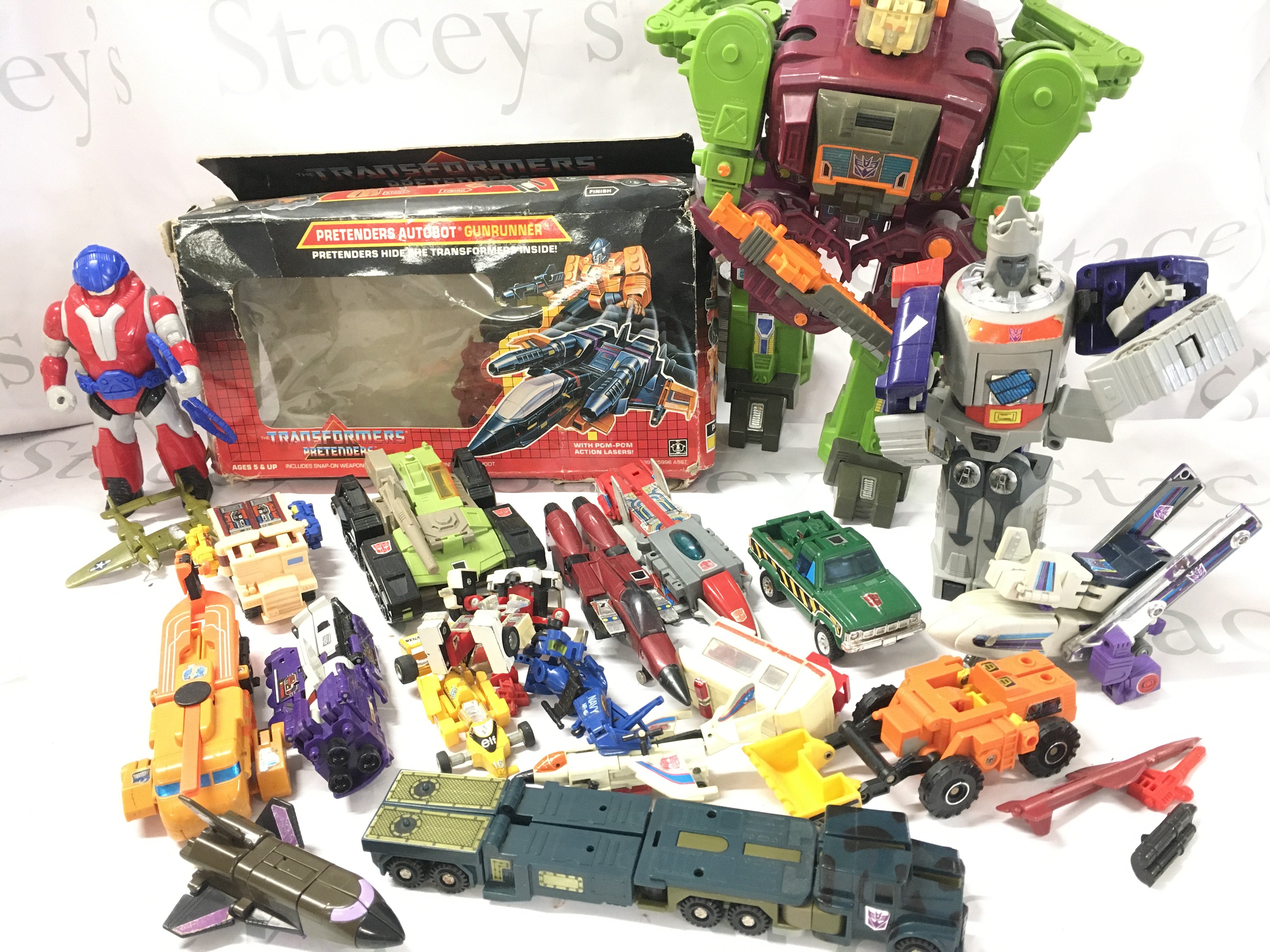 A Collection of Playworn Vintage G1 Transformers. Ideal For Spares And Repairs.