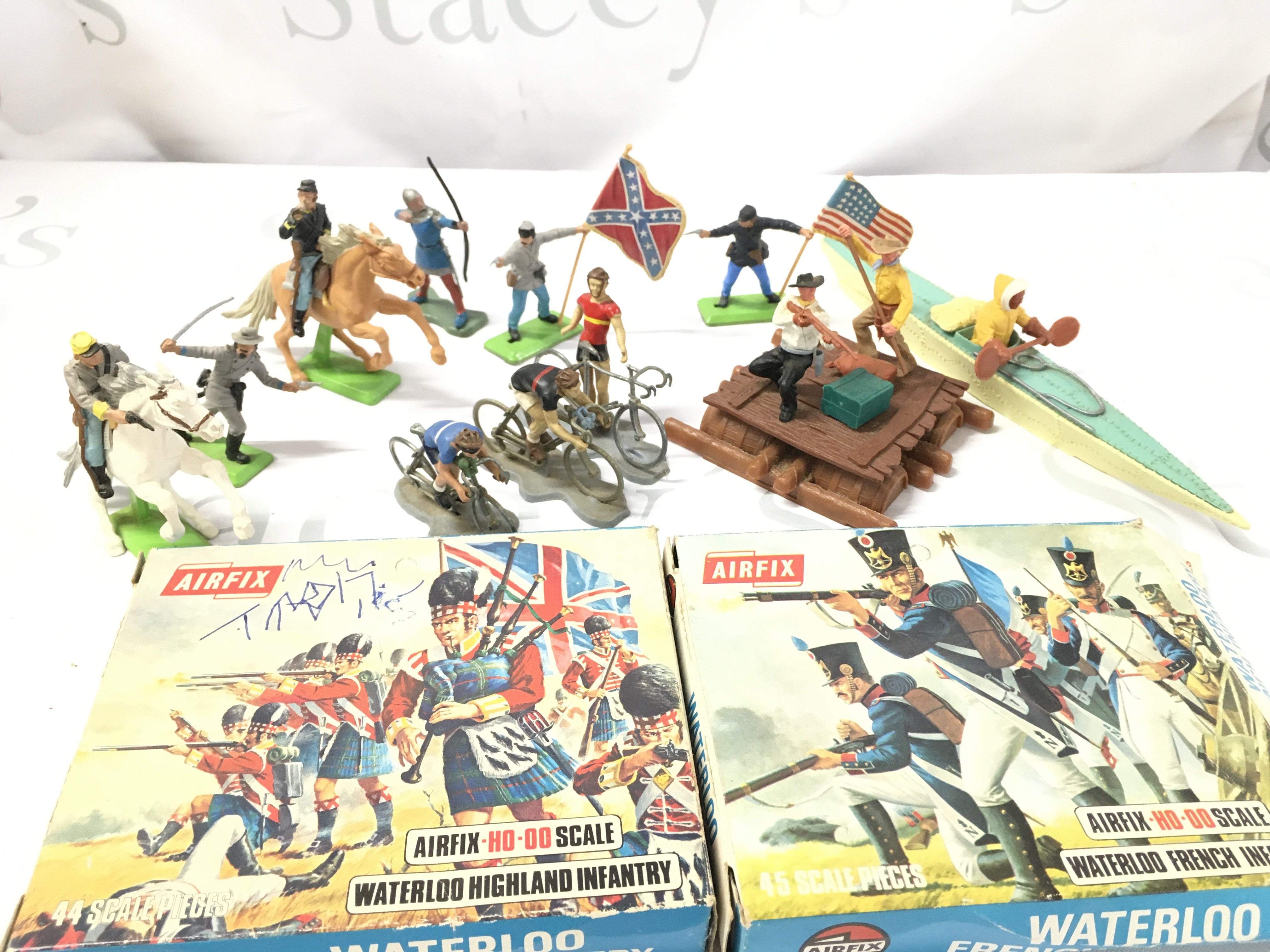A Small College of Timpo. Britains And Airfix Figures. No Reserve.