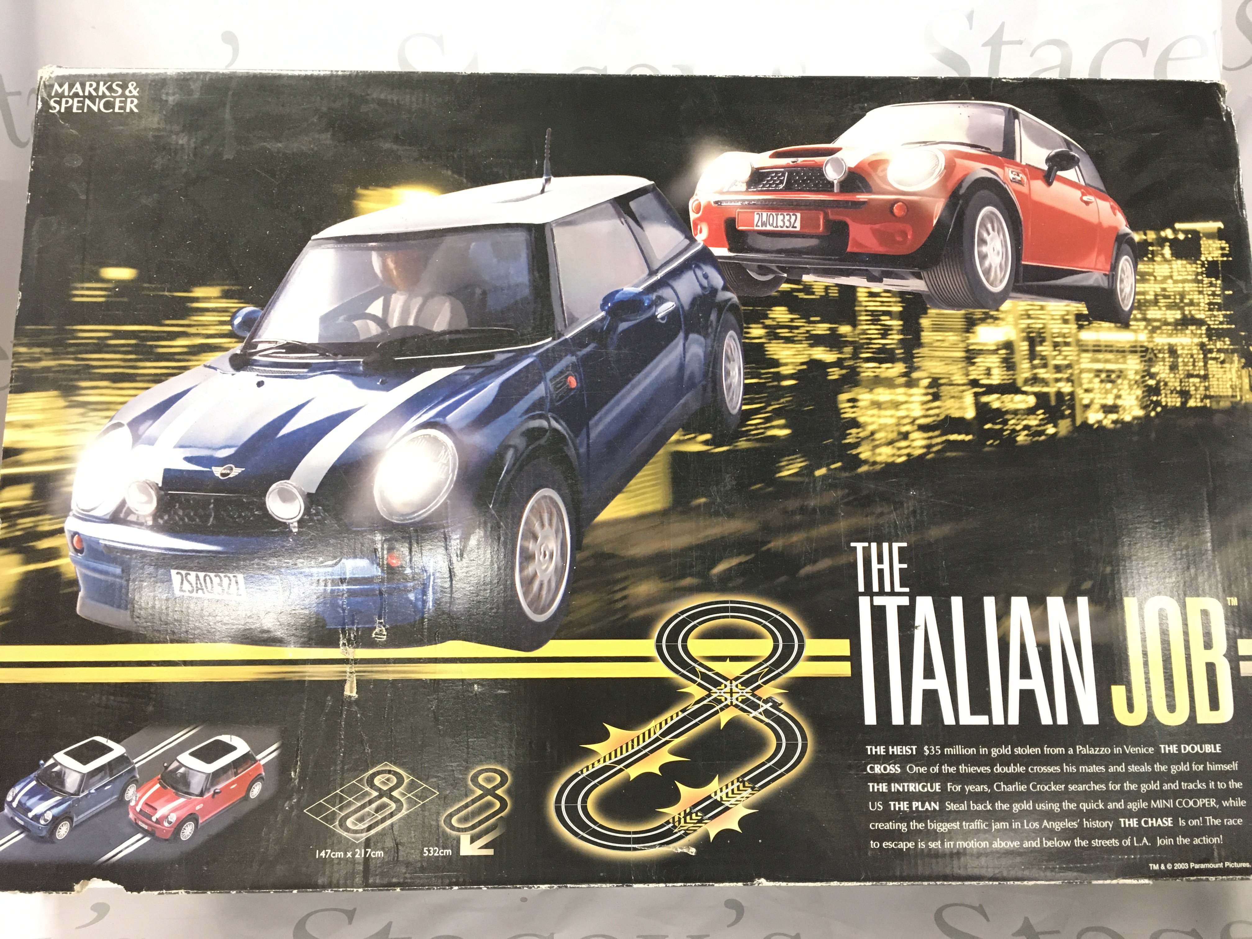A Boxed Marks And Spencer The Italian Job Set. No Reserve.